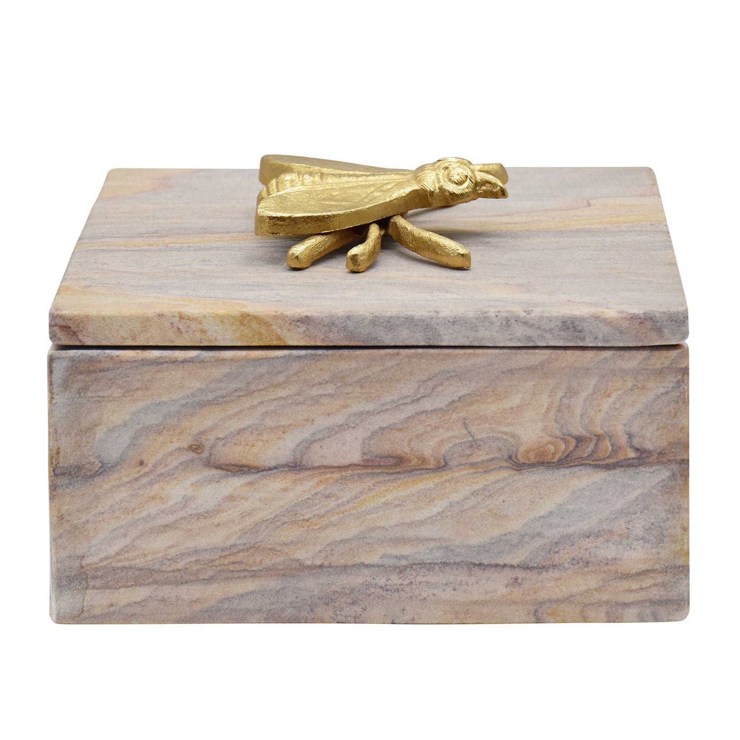 Worlds Away Bee Decorative Box