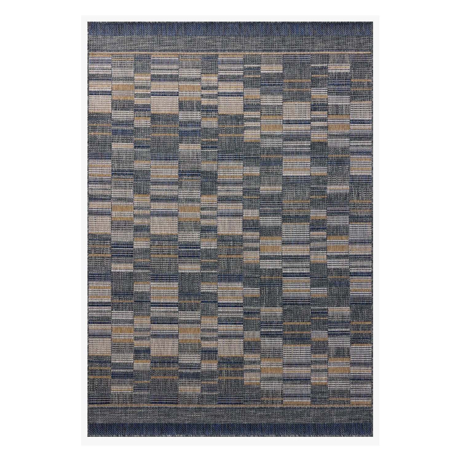 Loloi Birch Denim/Gold Indoor/Outdoor Rug