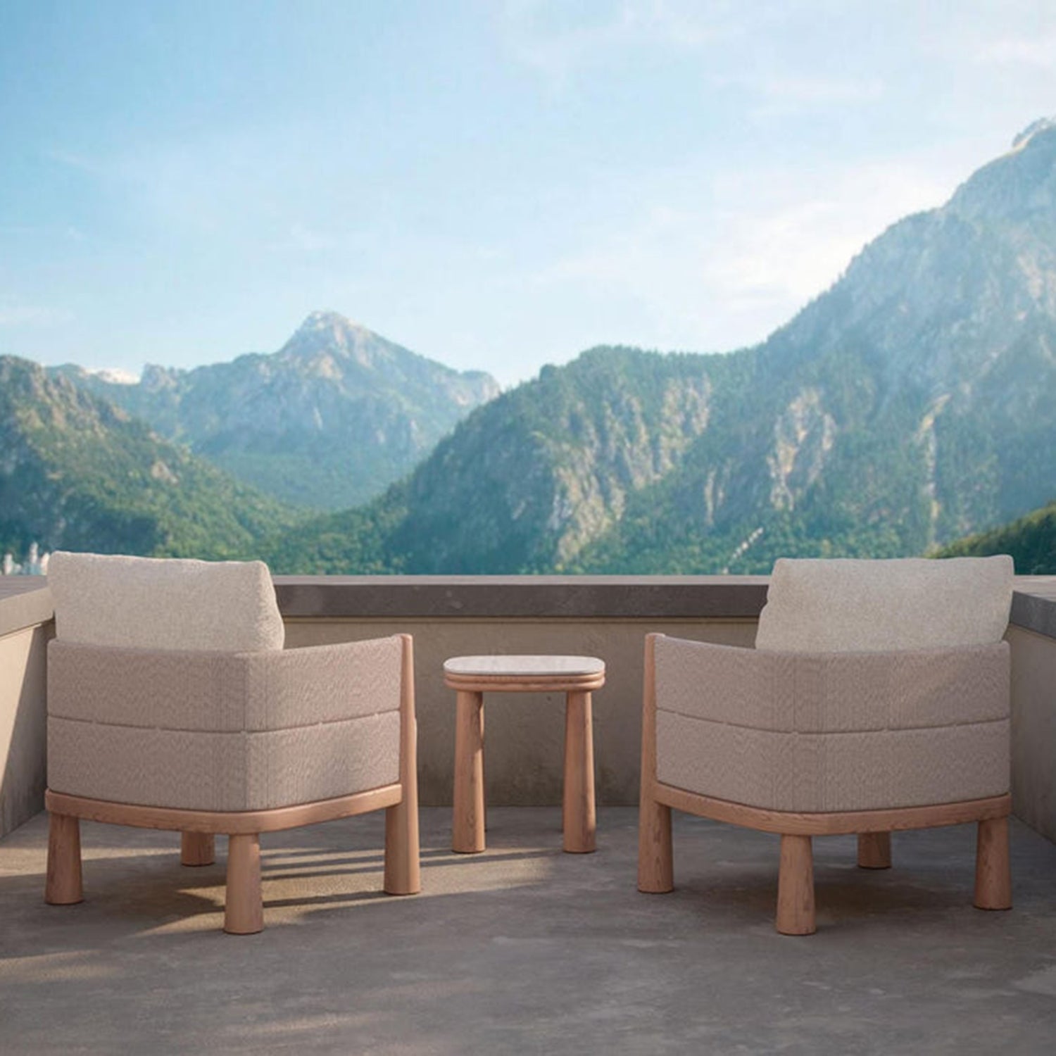 Azzuro Living Biscayne Side Table