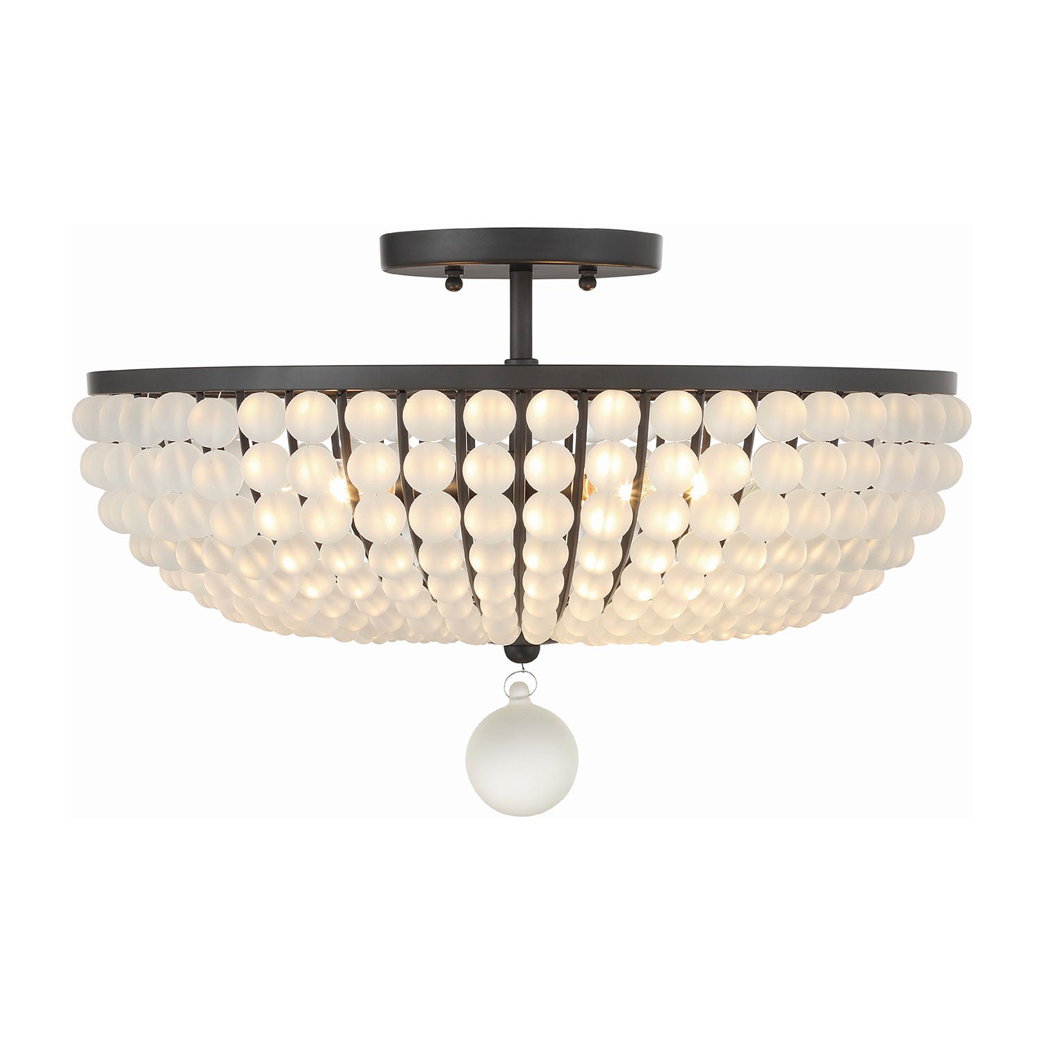Crystorama Bella Semi Flush Ceiling Mount