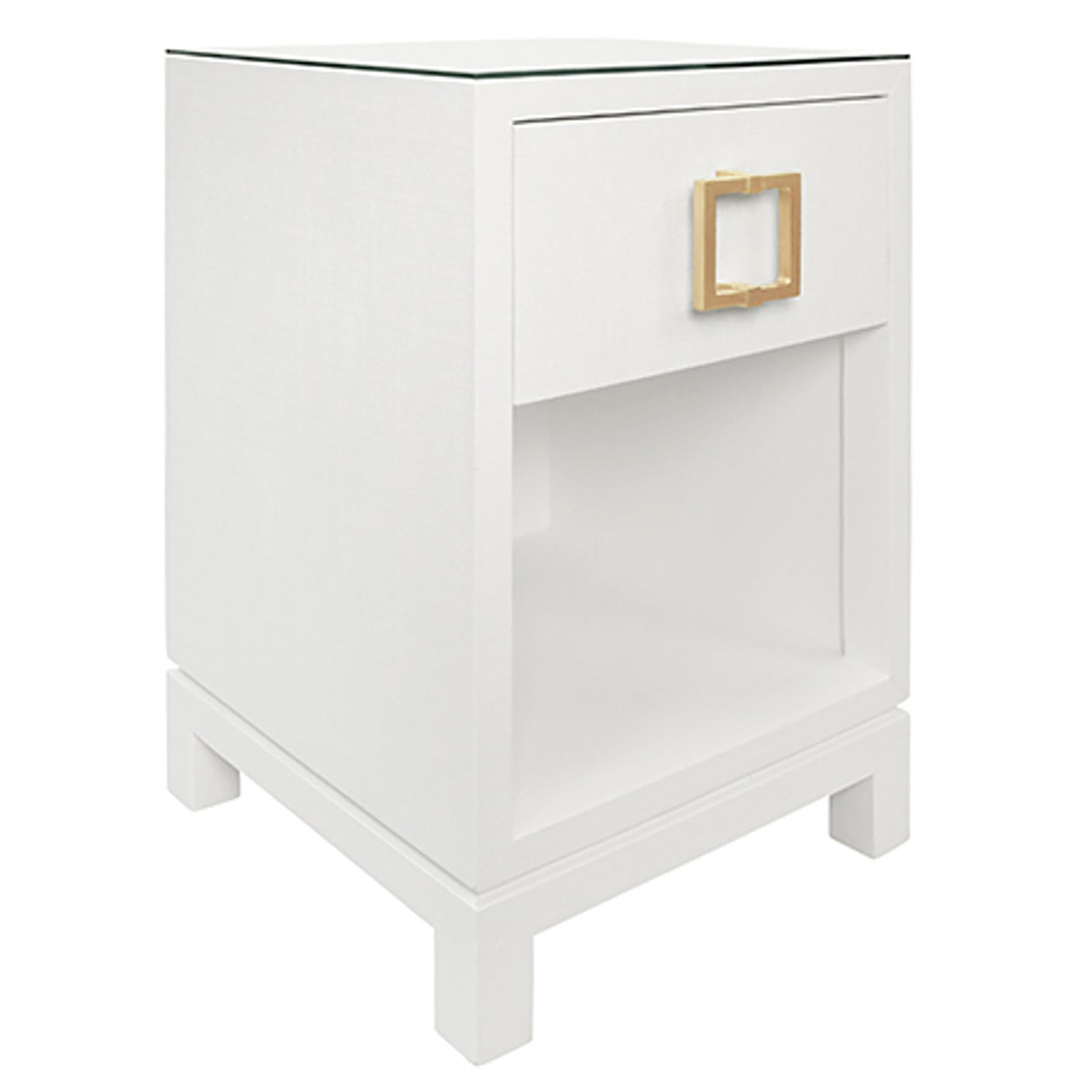 Worlds Away Blair 1 Drawer Side Table