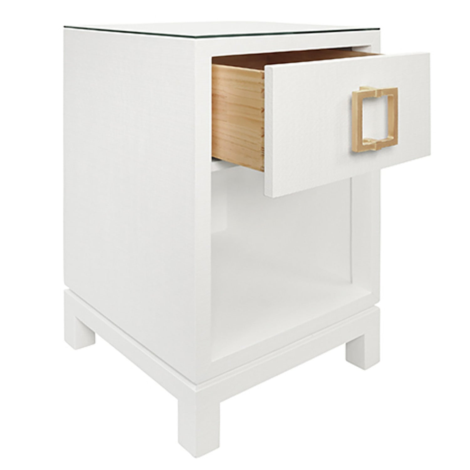 Worlds Away Blair 1 Drawer Side Table