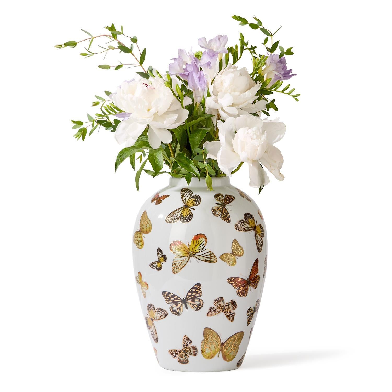 Butterfly Garden Vase Set of 2