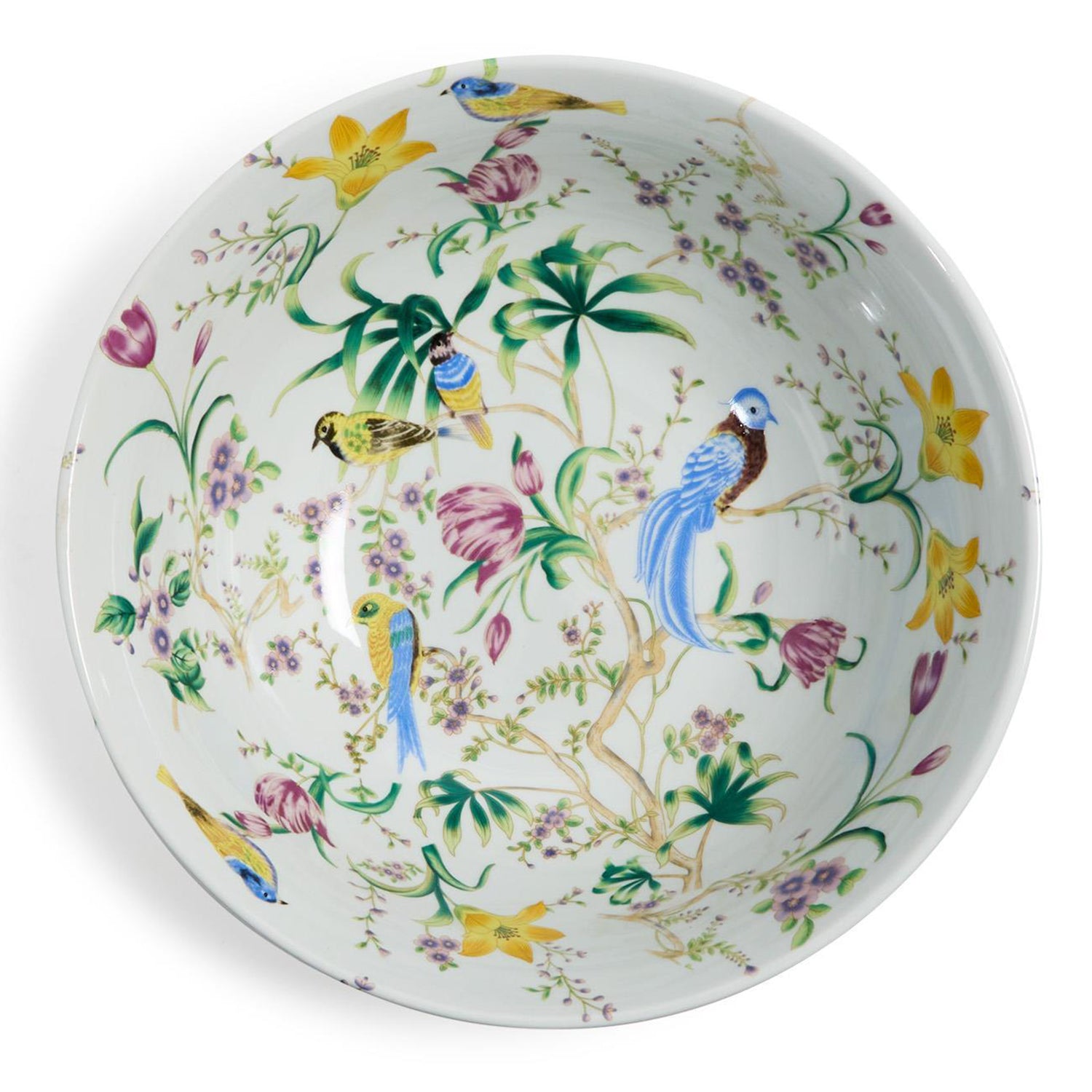 Bird & Blossom Chinoiserie Decorative Bowl