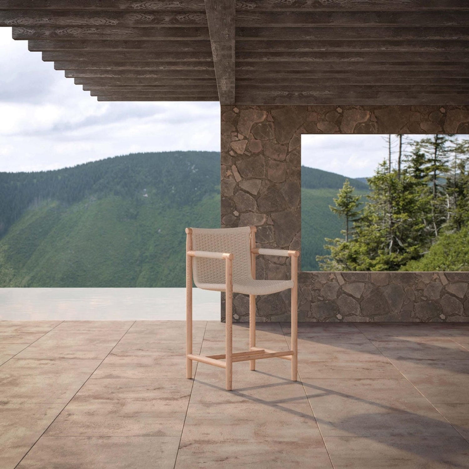 Azzuro Living Boca Counter Stool Set of 2