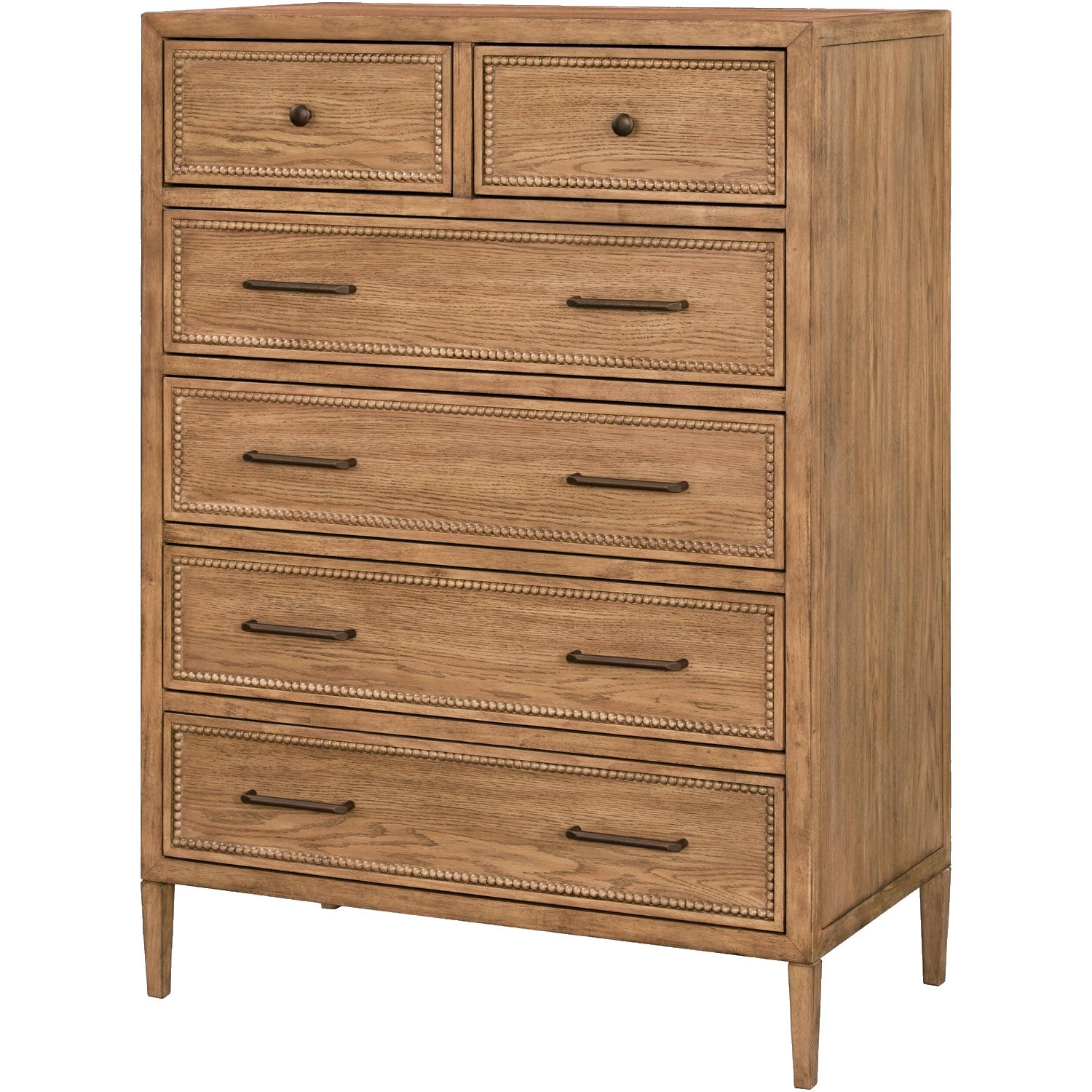 Hermosa Oak Veneer Tall Dresser