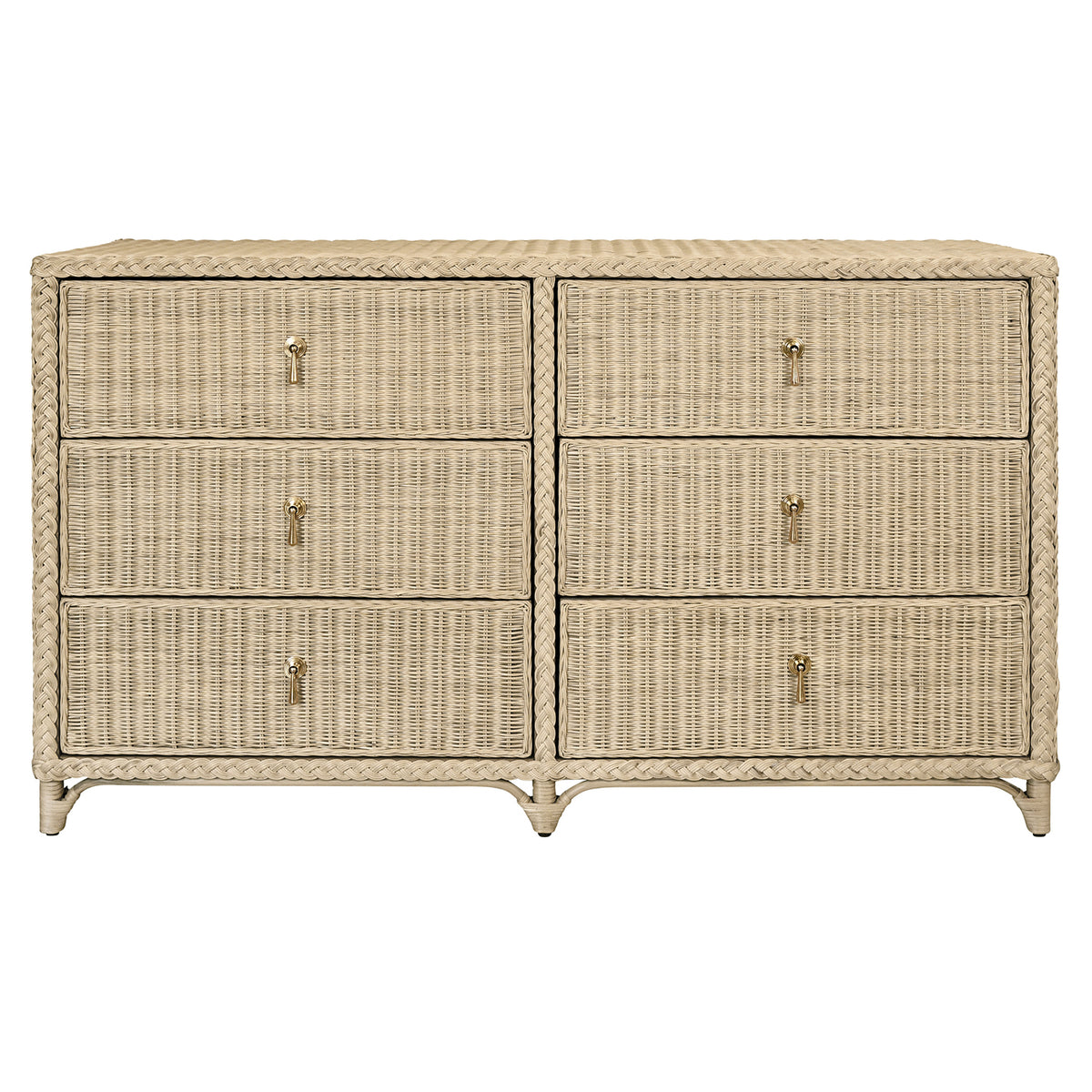 Worlds Away Bowden 6 Drawer Chest