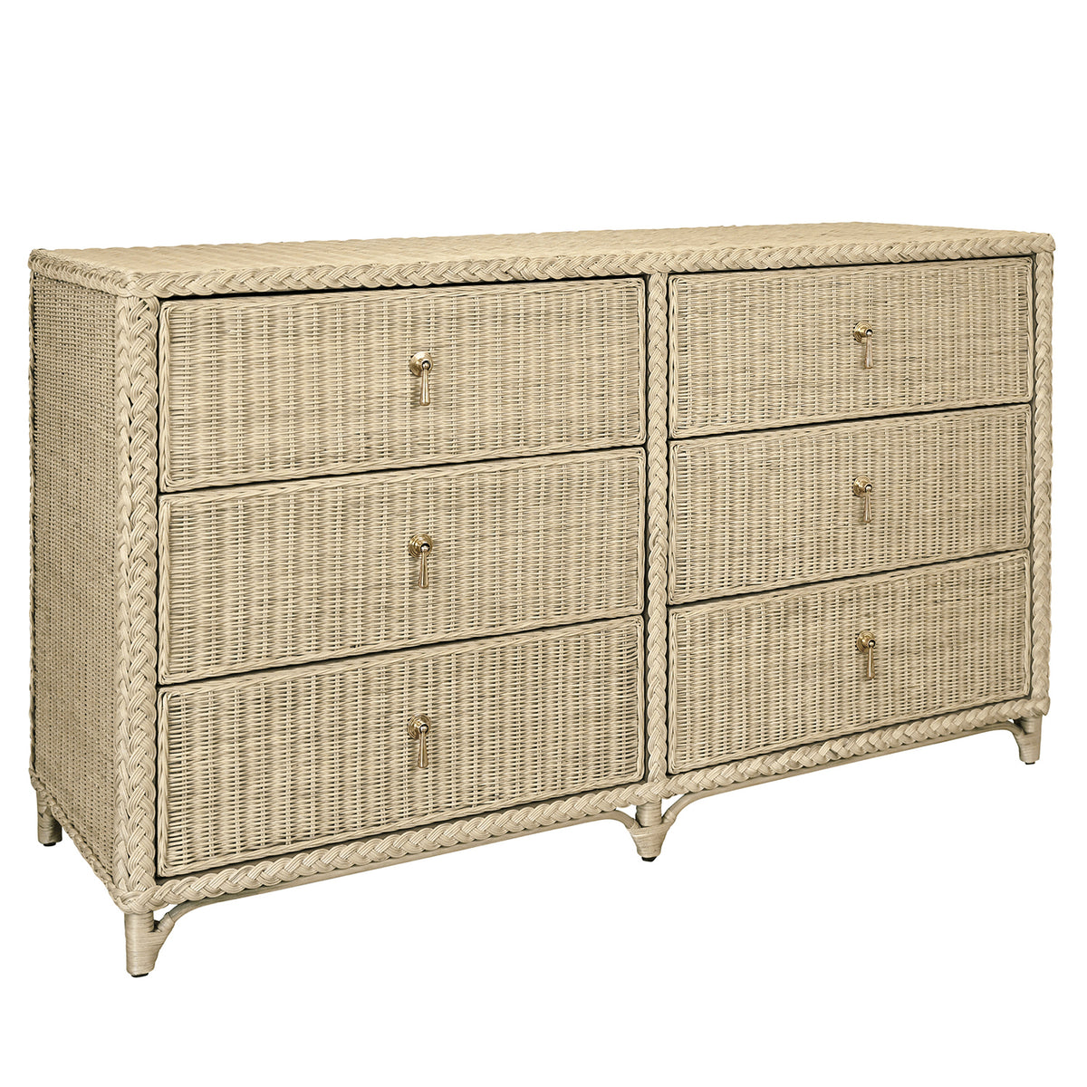 Worlds Away Bowden 6 Drawer Chest