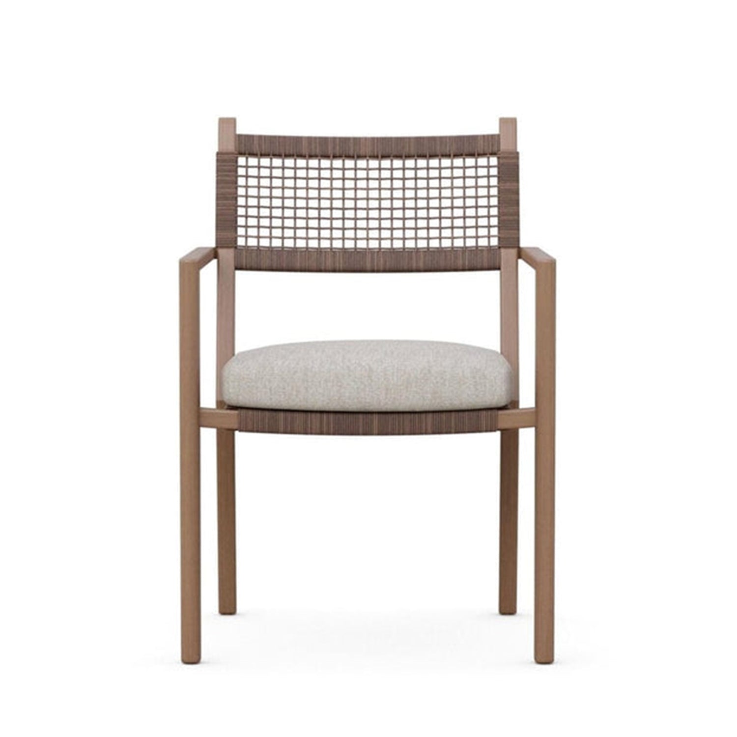Azzuro Living Bozeman Stackable Arm Dining Chair Set of 4