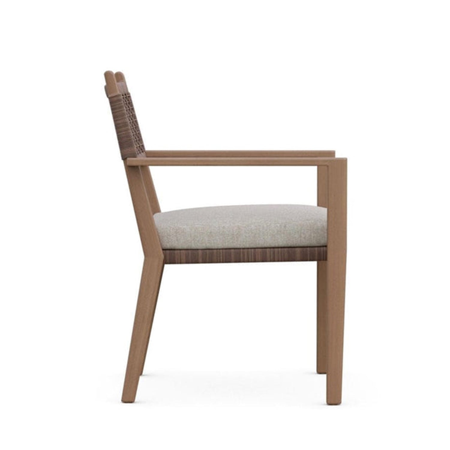 Azzuro Living Bozeman Stackable Arm Dining Chair Set of 4