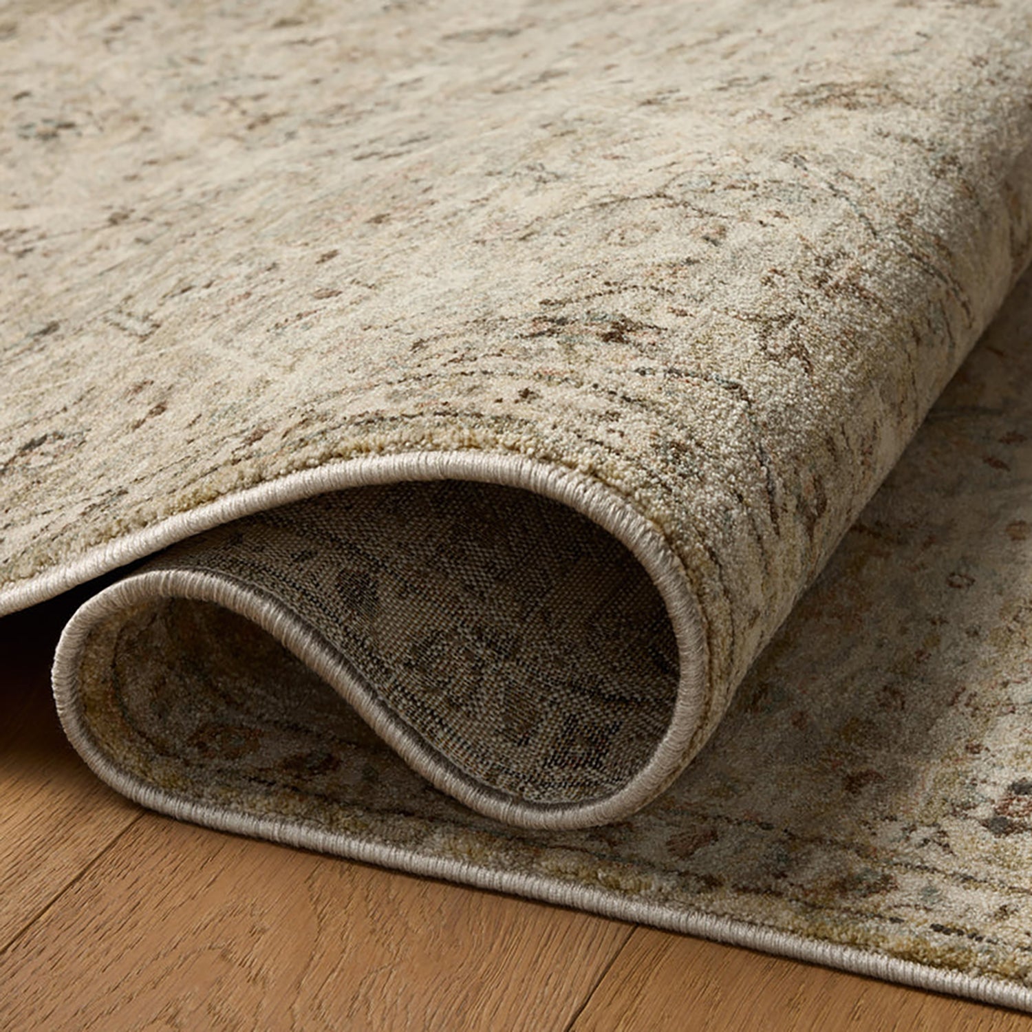 Loloi Briar Silver/Moss Power Loomed Rug