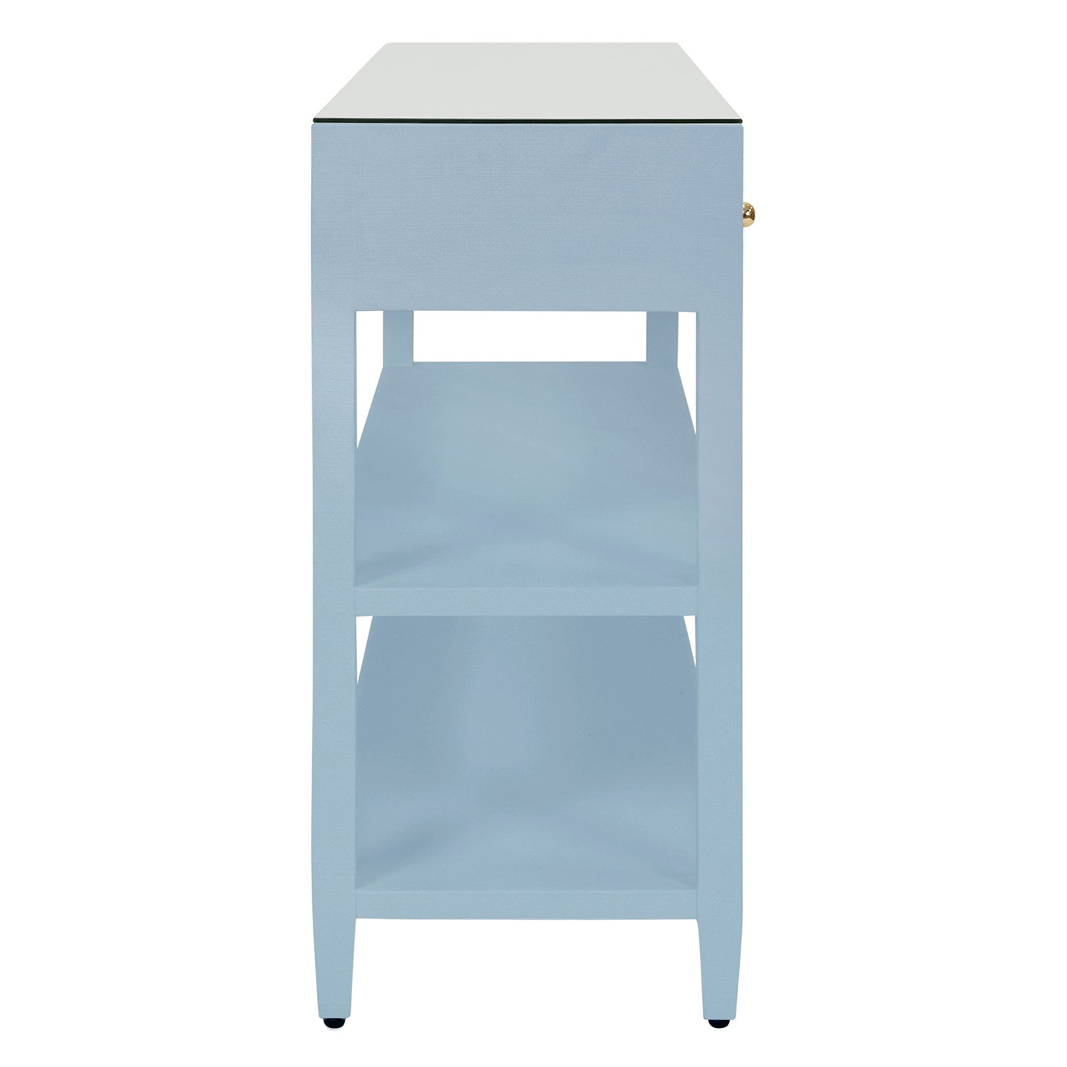 Worlds Away Briar 3 Drawer Console Table