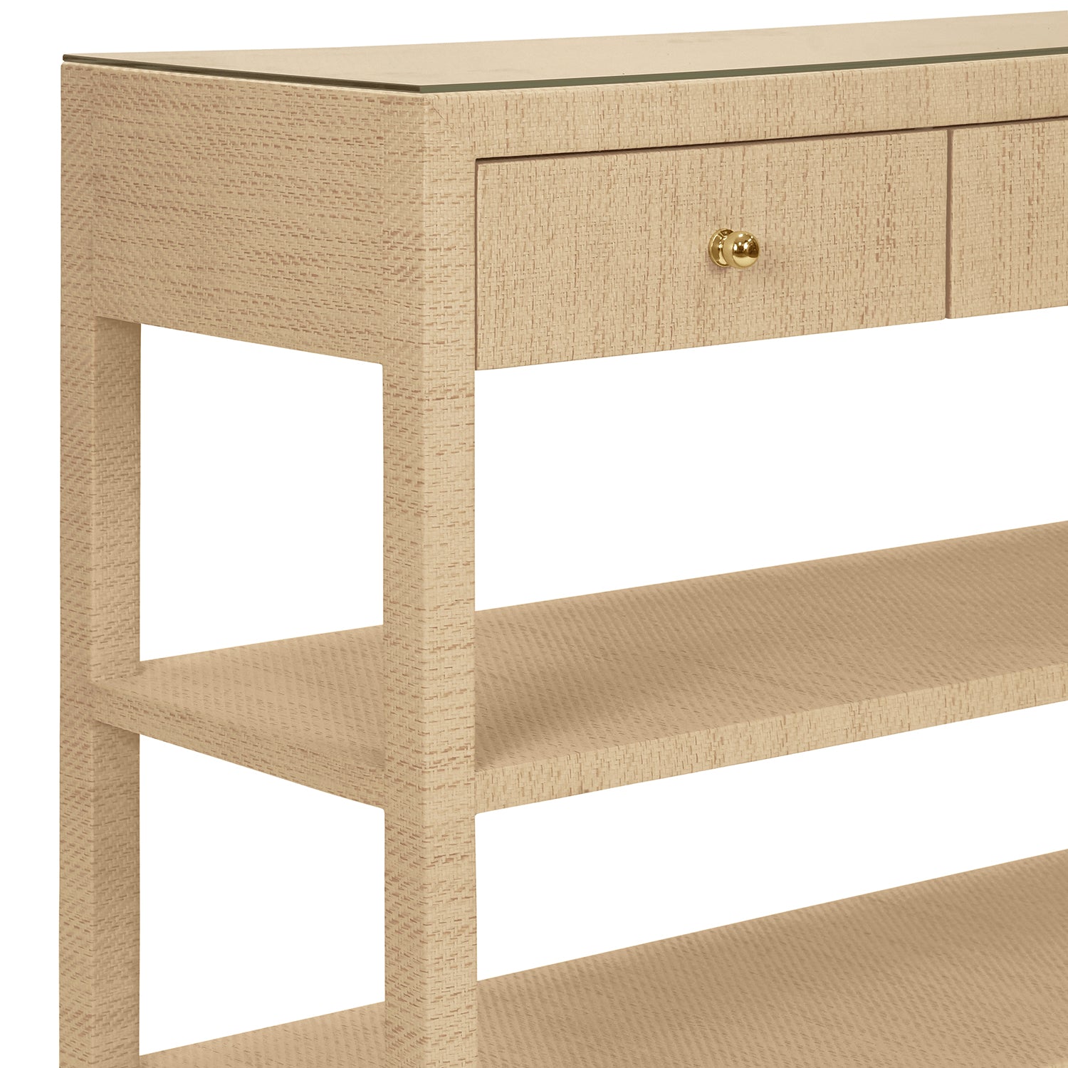 Worlds Away Briar 3 Drawer Console Table