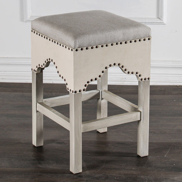 Peninsula Home Luca Counter Stool Set of 2 Paynes Gray