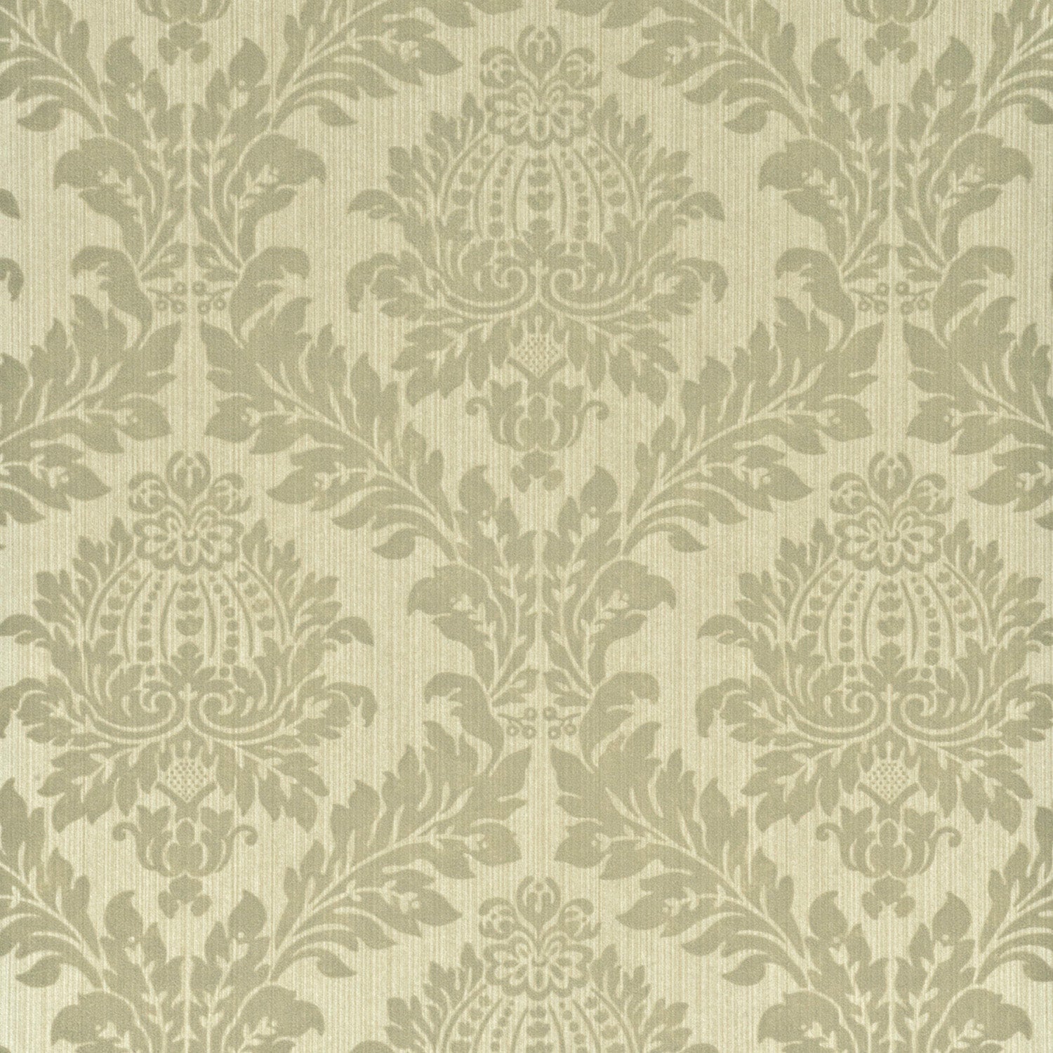 G P & J Baker Lydford Damask Baker Grey Wallpaper