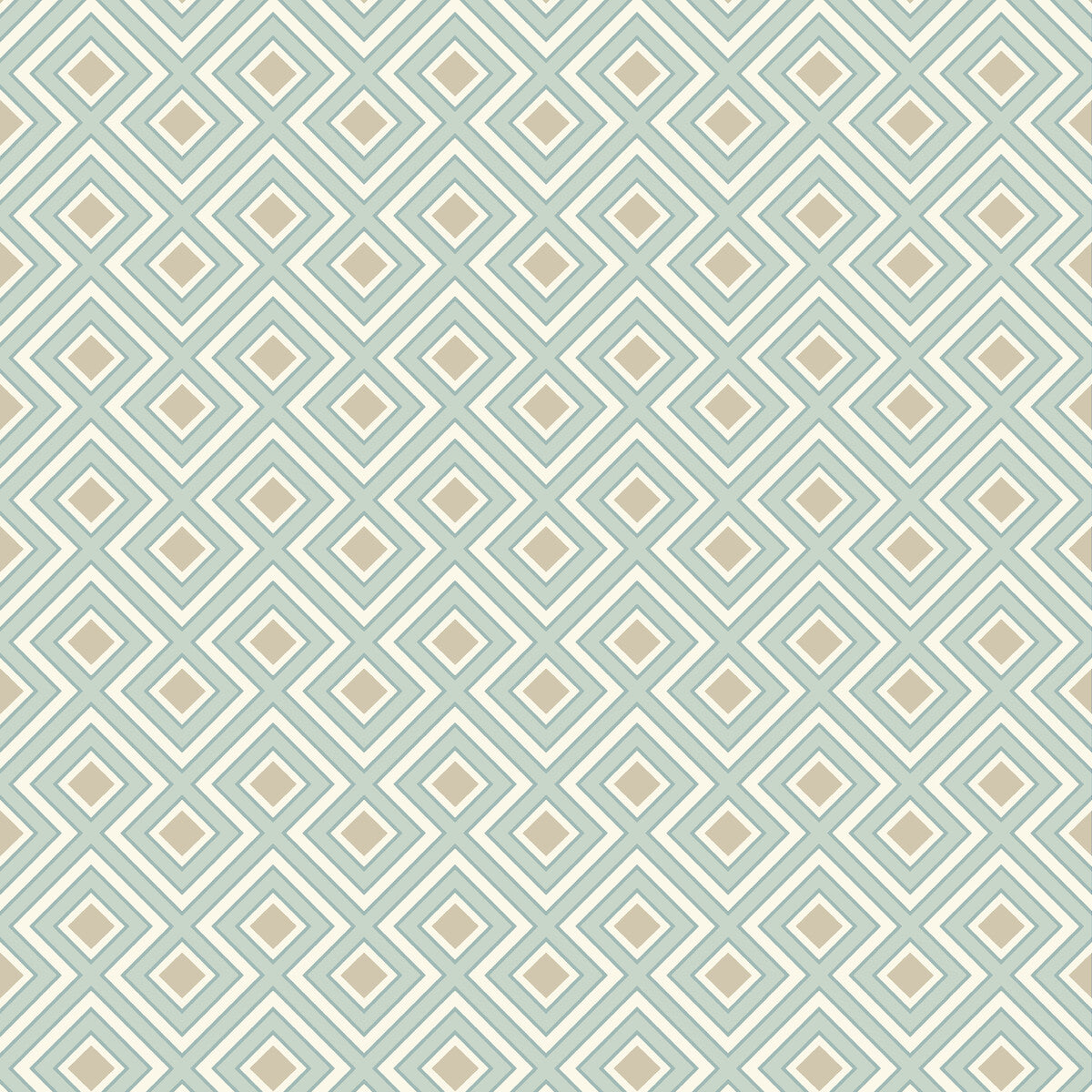 G P & J Baker La Fiorentina Small Aqua Wallpaper