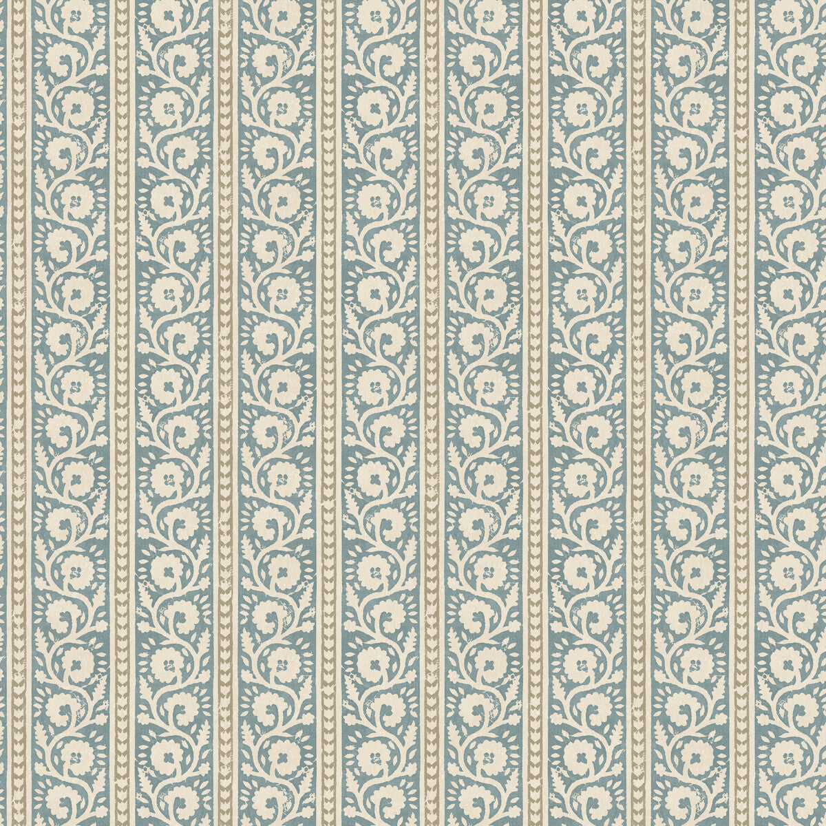 G P & J Baker Bibury Blue Wallpaper