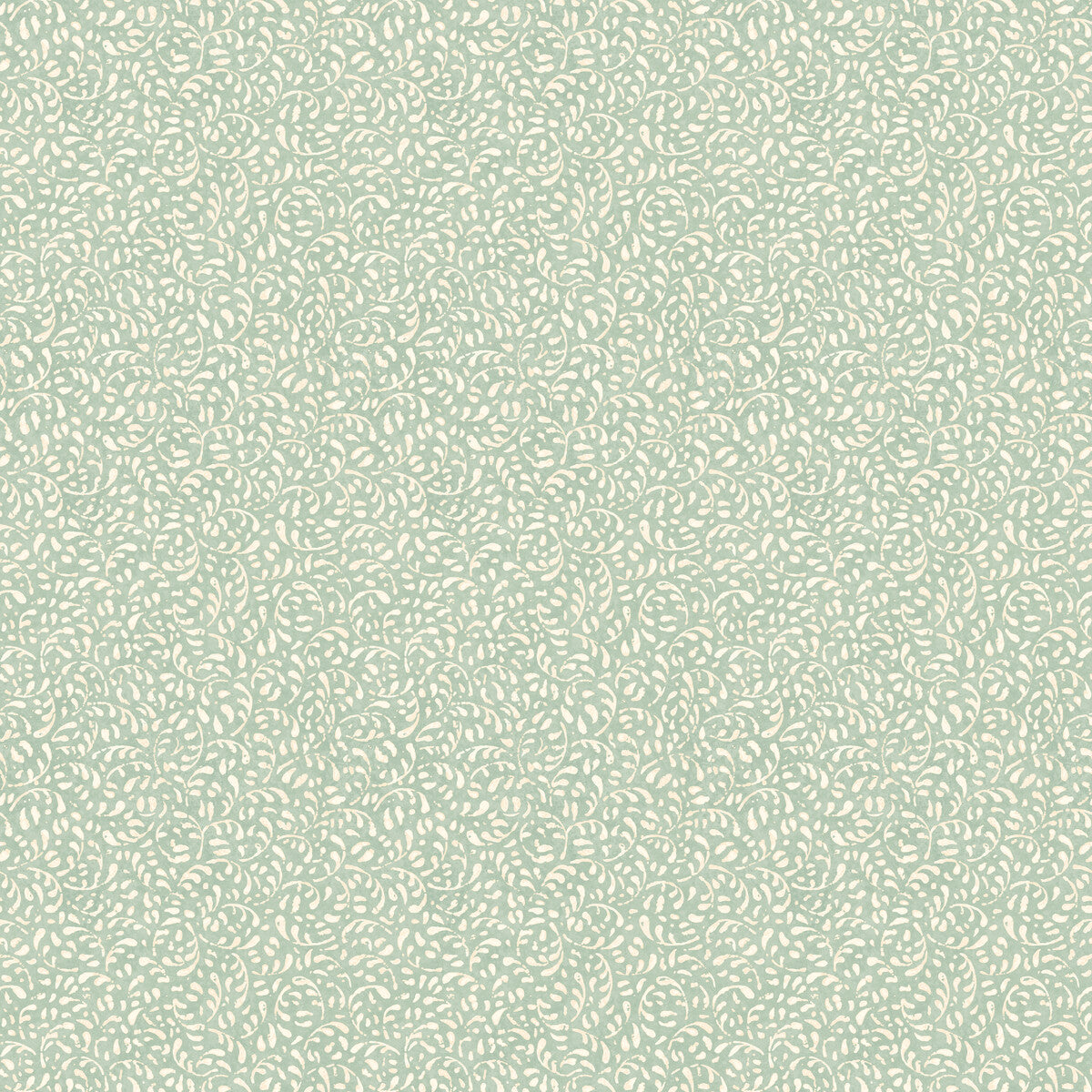 G P & J Baker Tansy Aqua Wallpaper