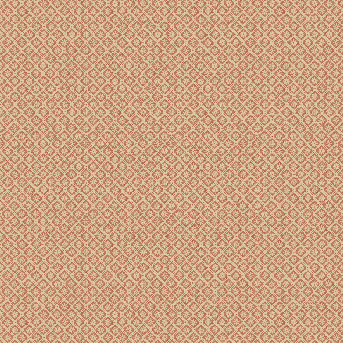 G P & J Baker Indus Flower Soft Red Wallpaper