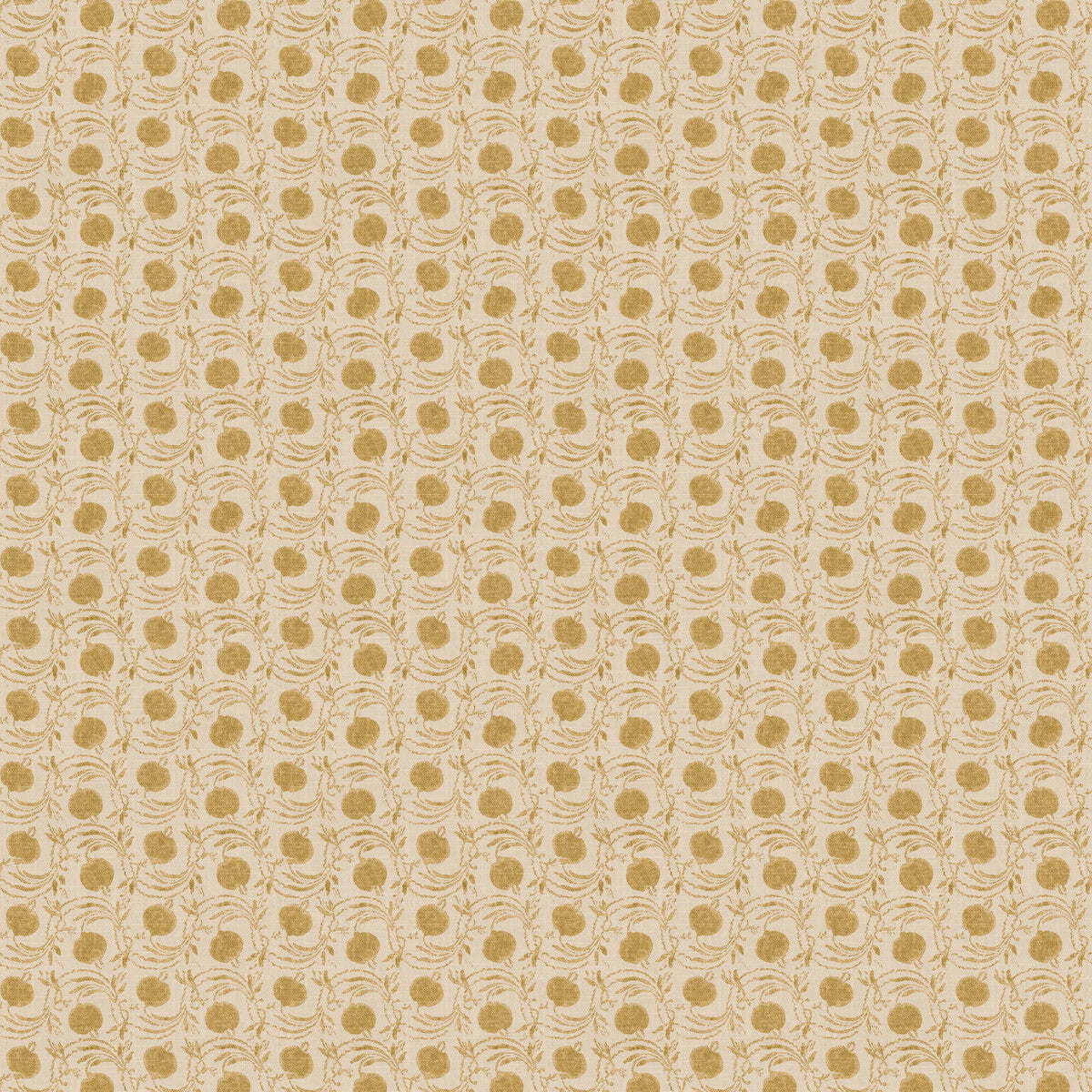 G P & J Baker Seed Pod Ochre Wallpaper