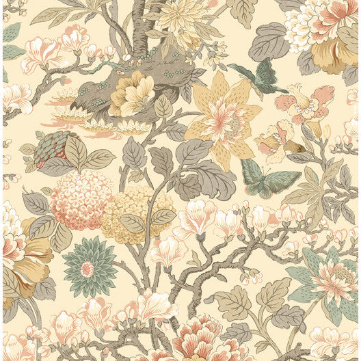 G P & J Baker Little Magnolia Powder Wallpaper