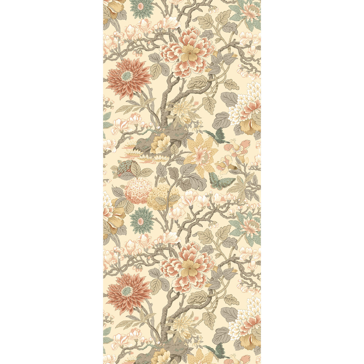 G P & J Baker Little Magnolia Powder Wallpaper