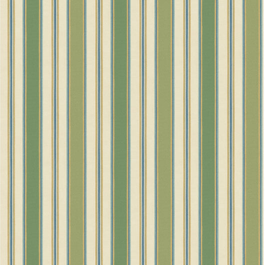 G P & J Baker Melbourne Stripe Green/Blue Wallpaper