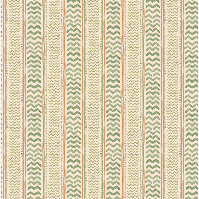 G P & J Baker Wriggle Room Sage Wallpaper