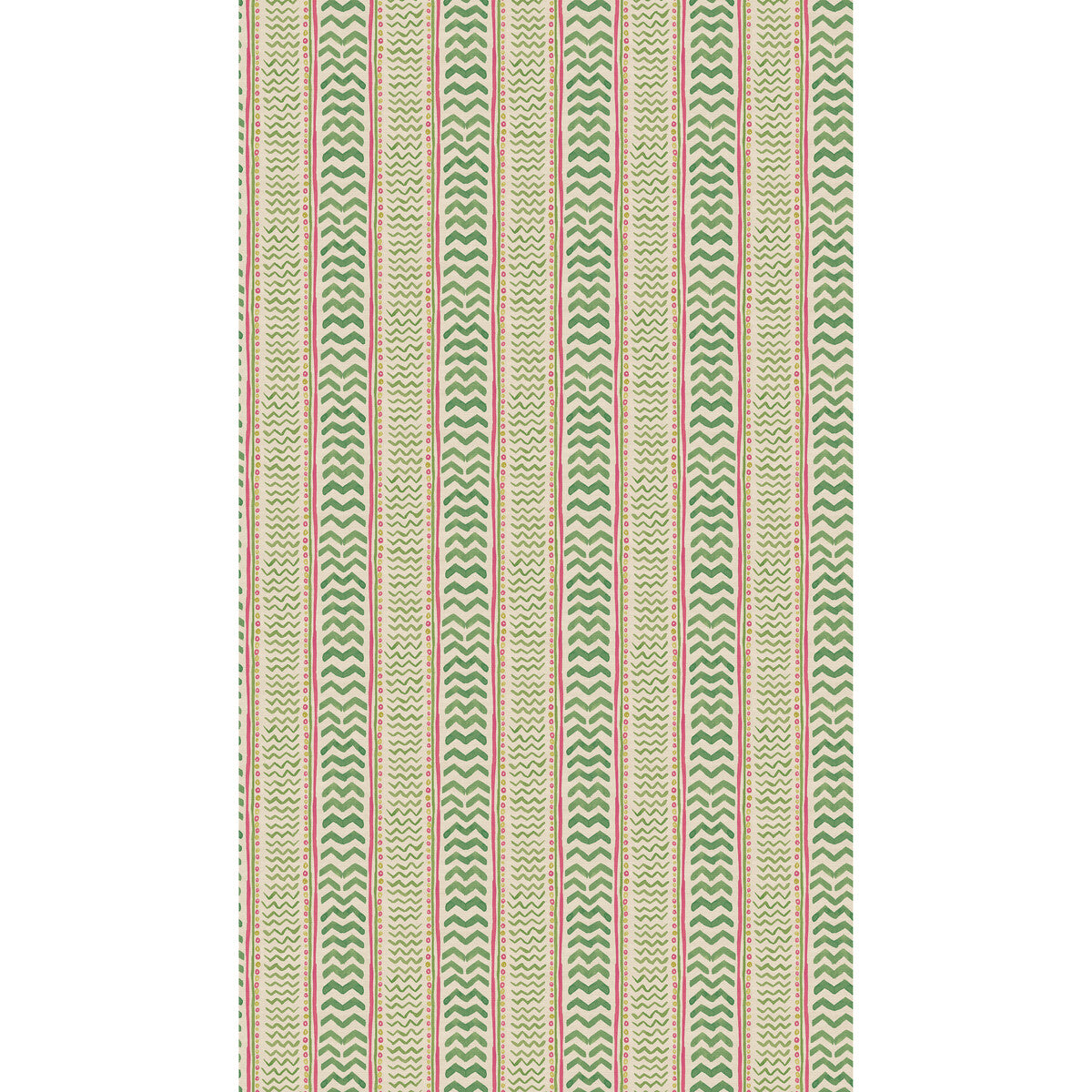 G P & J Baker Wriggle Room Green/Pink Wallpaper