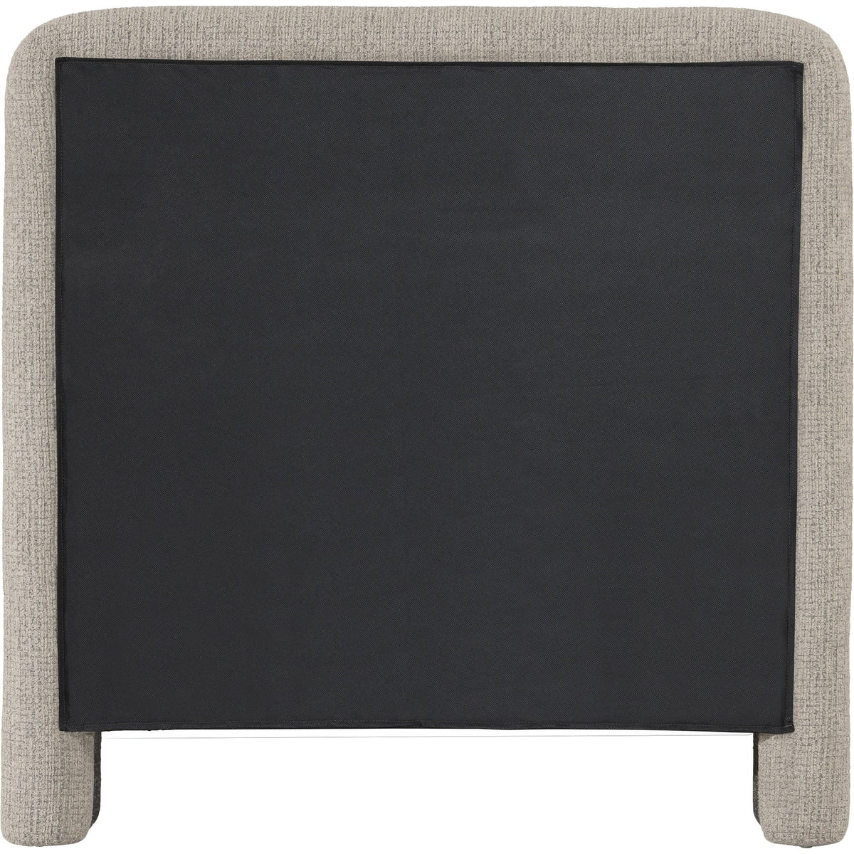 Baylor Taupe Fabric Withinterwoven Chenille Upholstered Bed