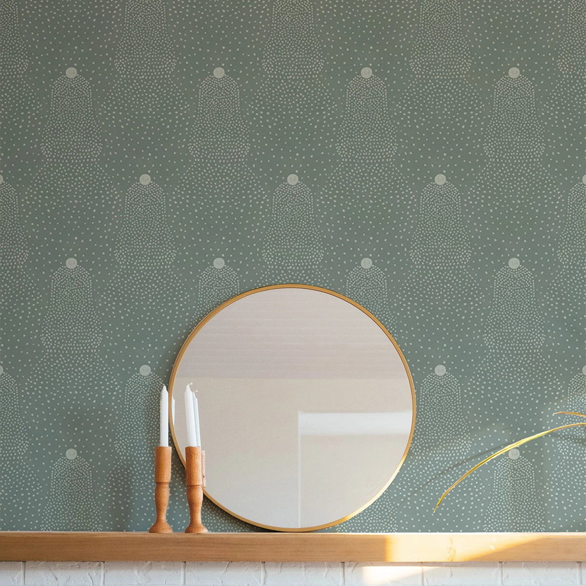 Mitchell Black Beaded Current Wallpaper
