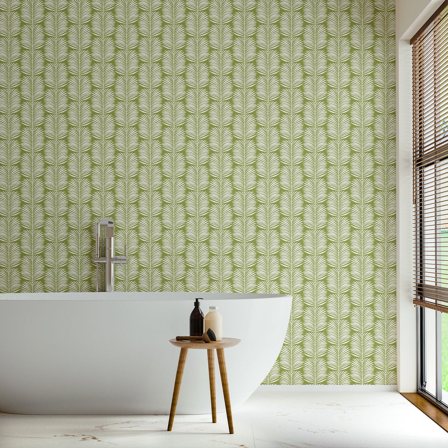 Mitchell Black Betty Palms Wallpaper