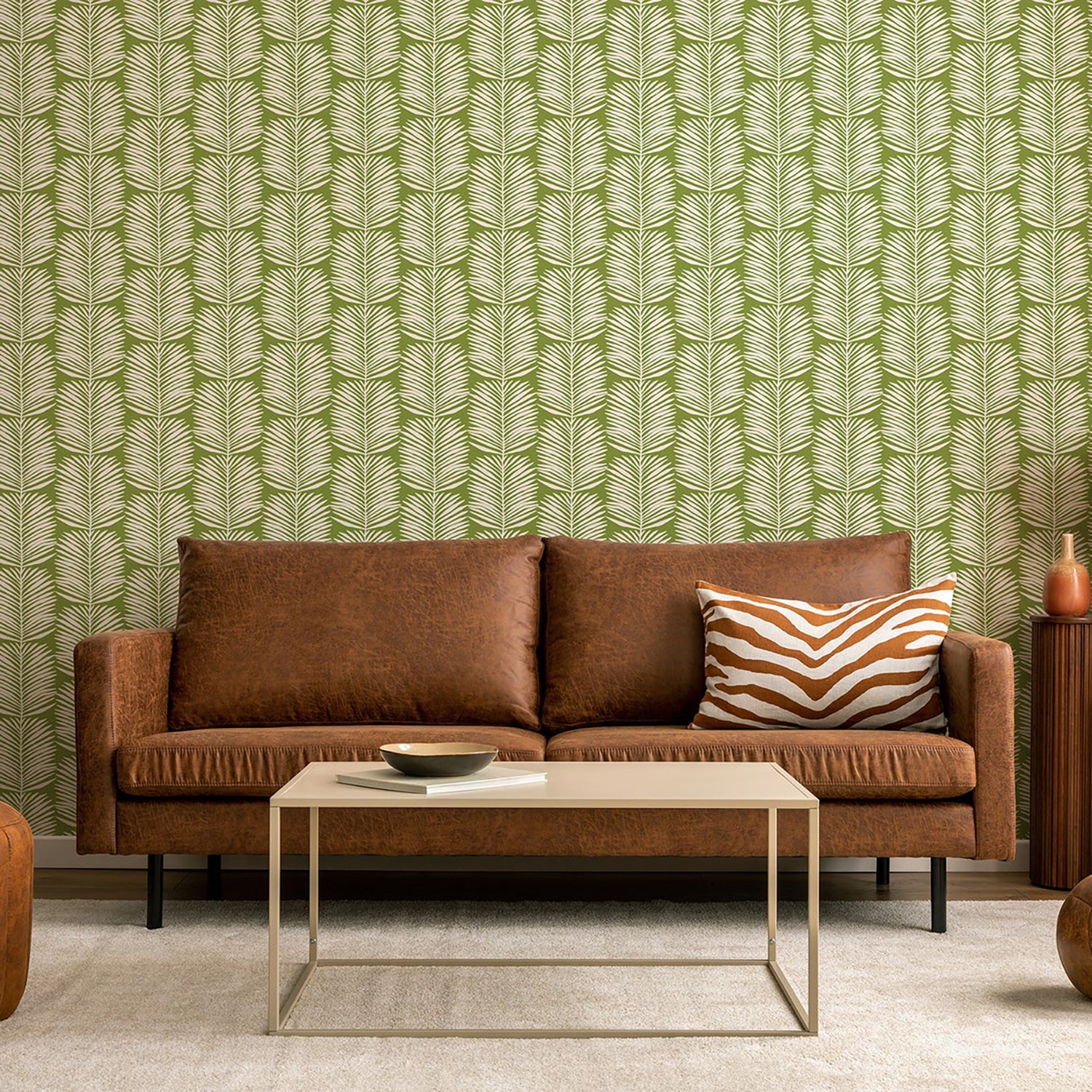 Mitchell Black Betty Palms Wallpaper