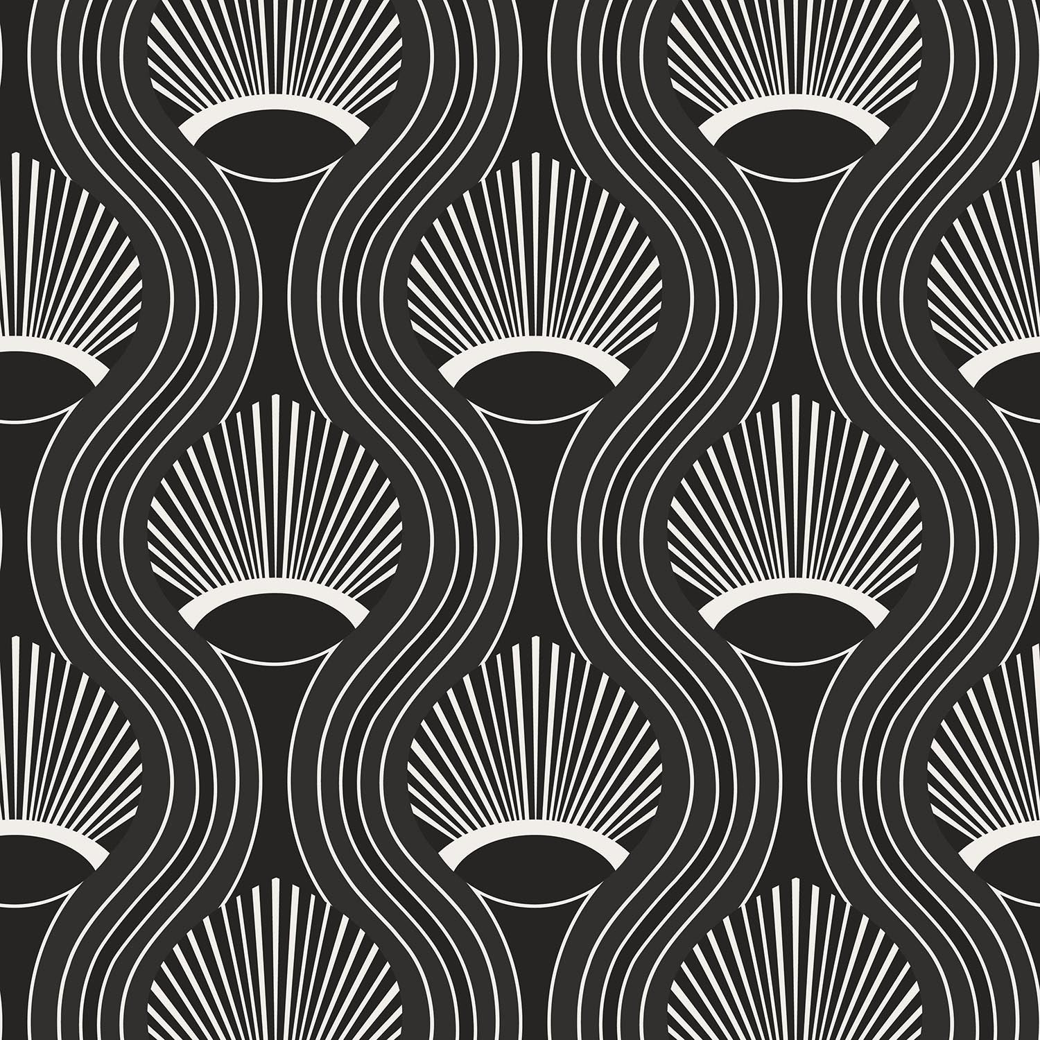 Mitchell Black Riviere Wallpaper