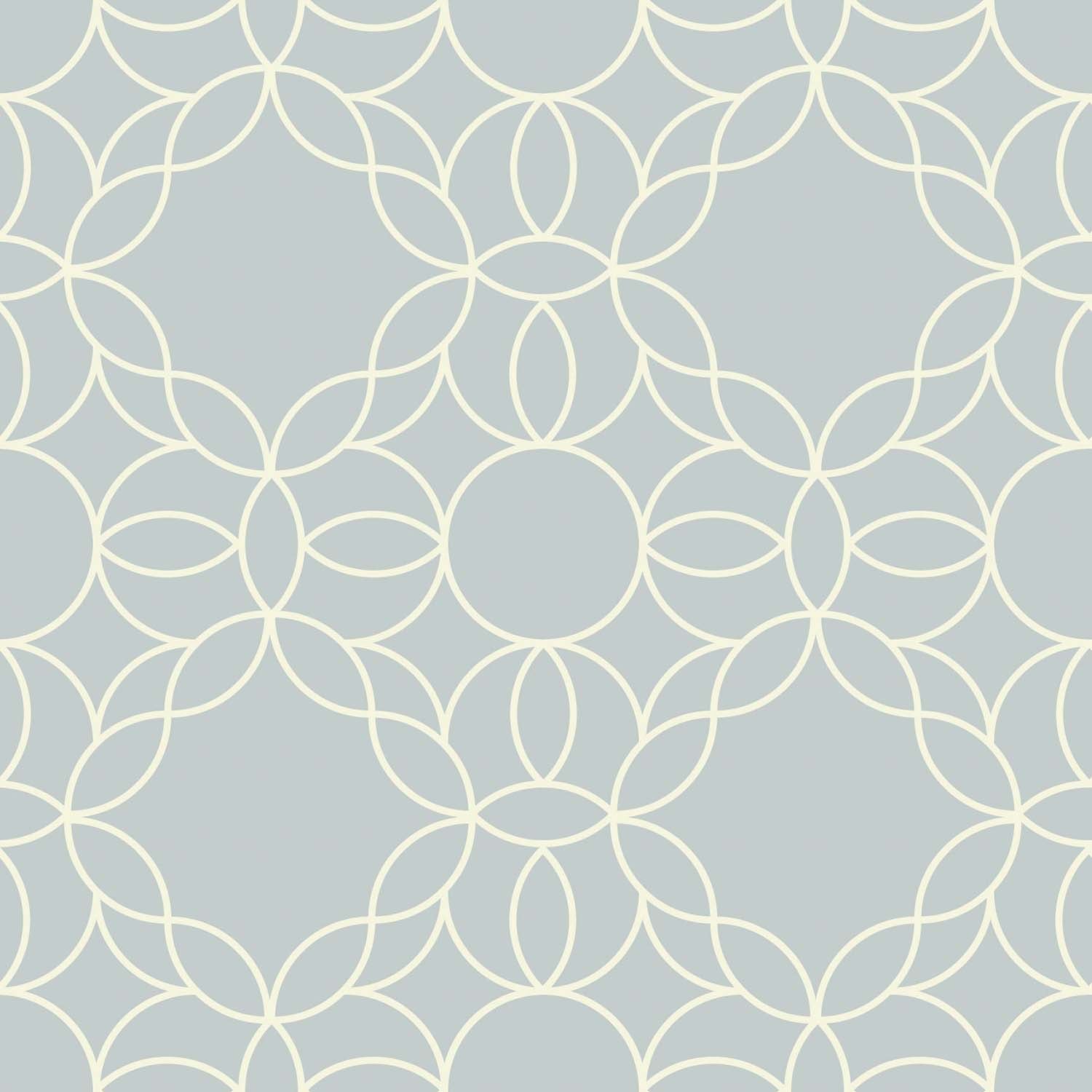 Mitchell Black Bloom Ring Wallpaper