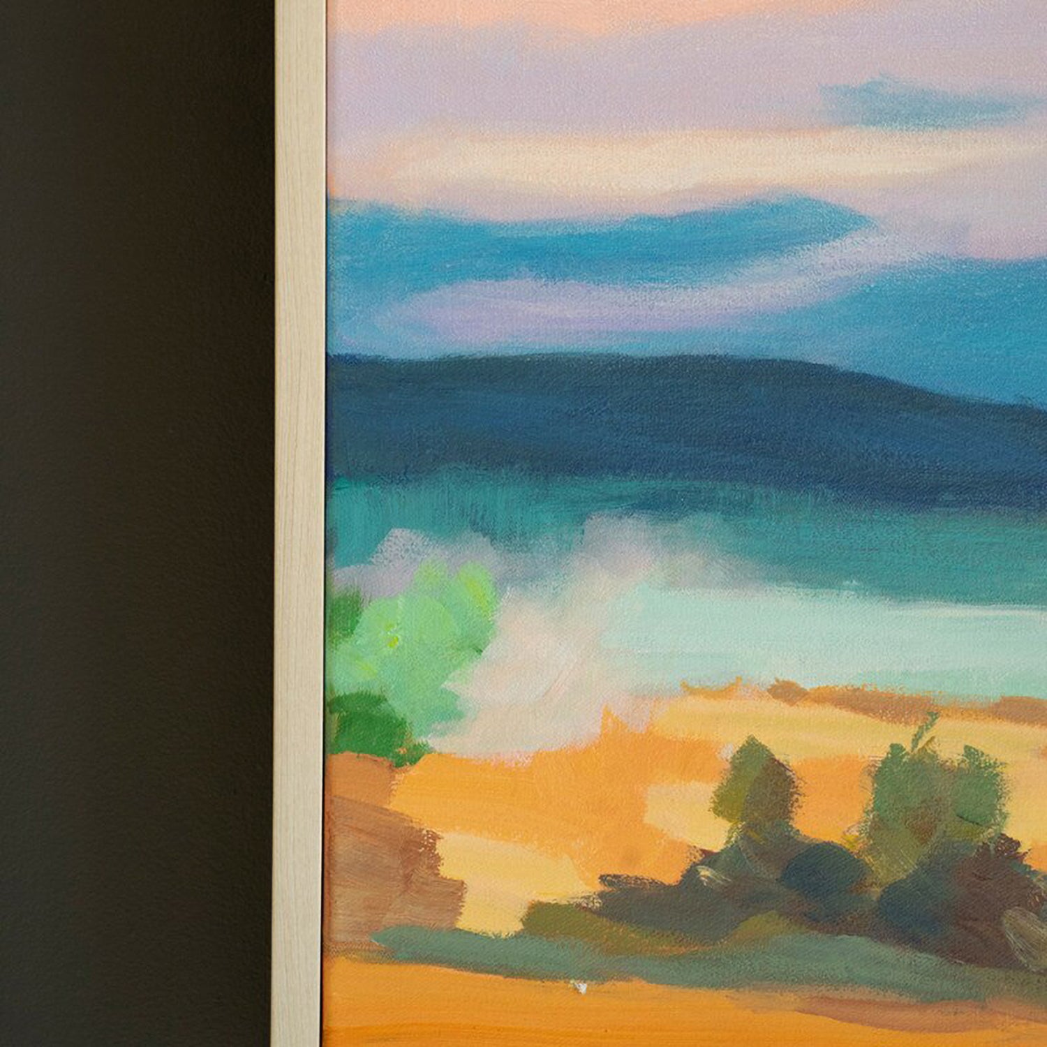 Cowboy Painting Framed Acrylic Artwork