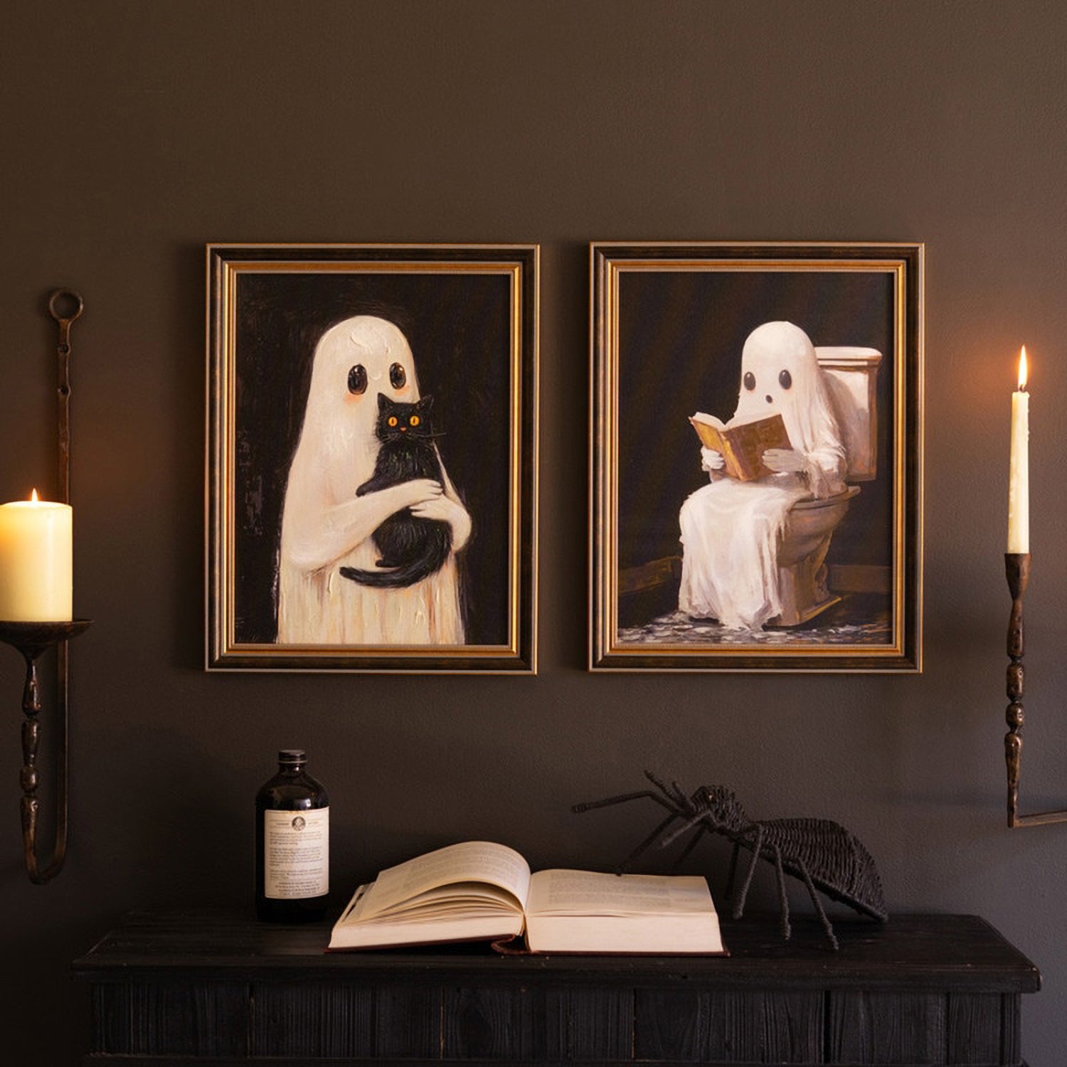 Halloween Ghost Painting Set of 2