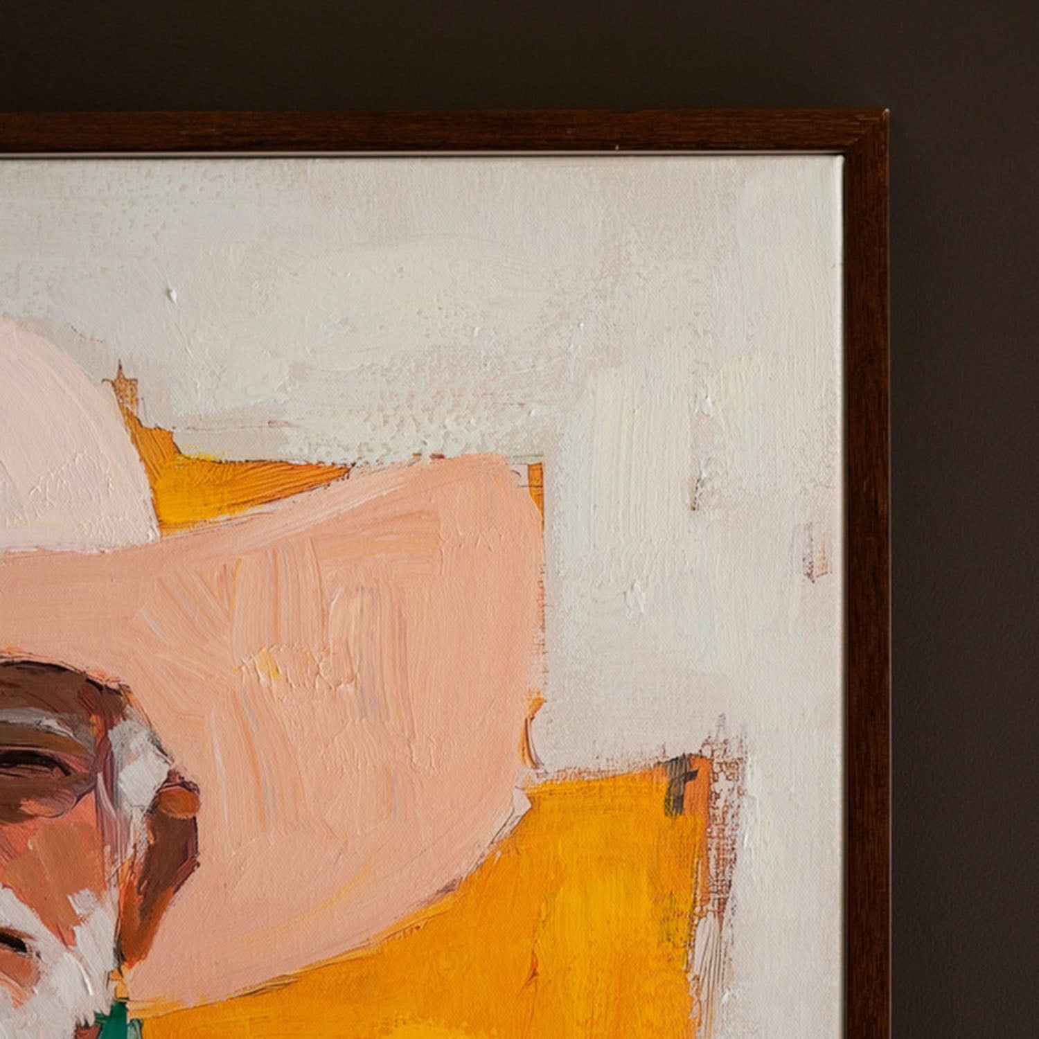 Sitting Cowboy Framed Artwork
