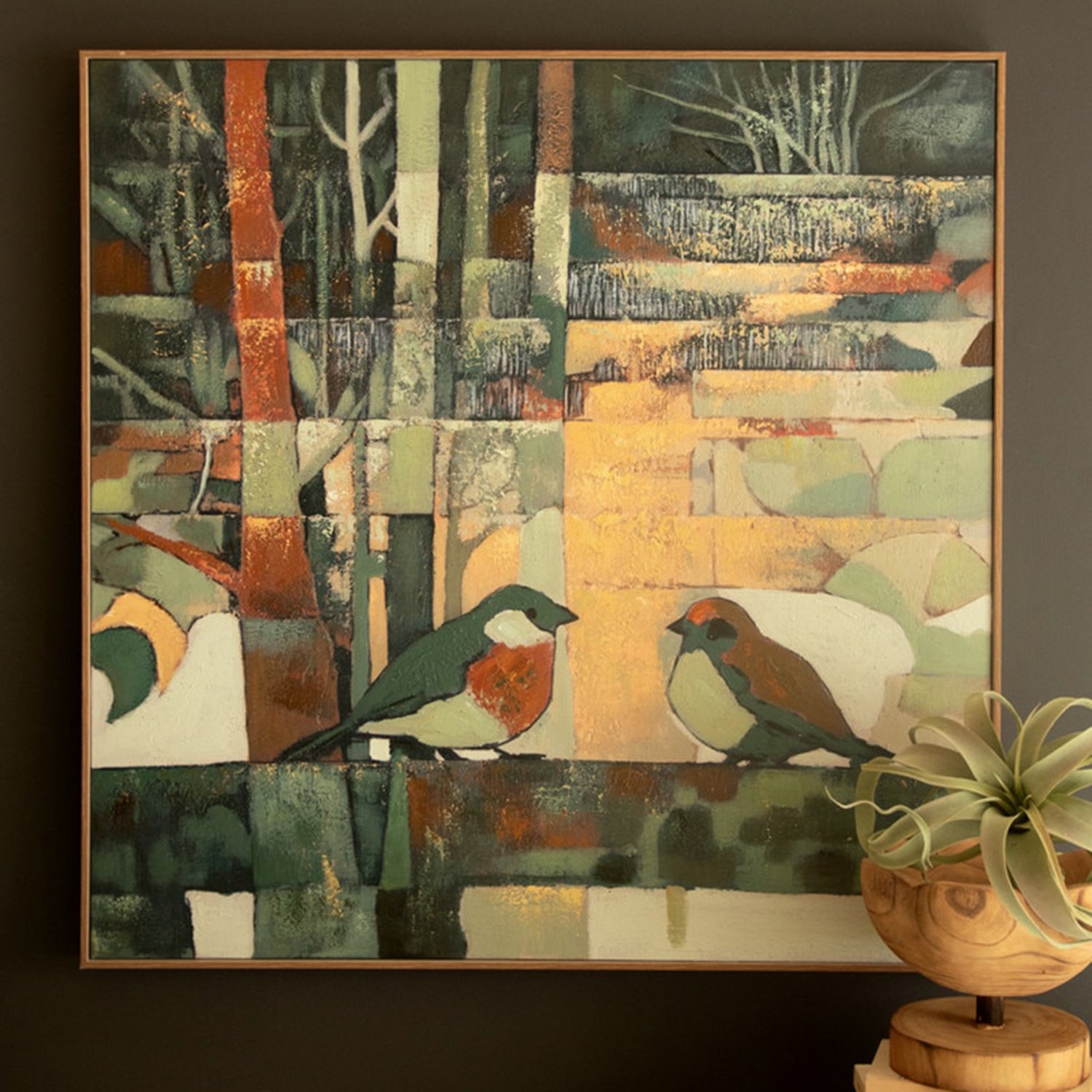 Two Bird Framed Painting