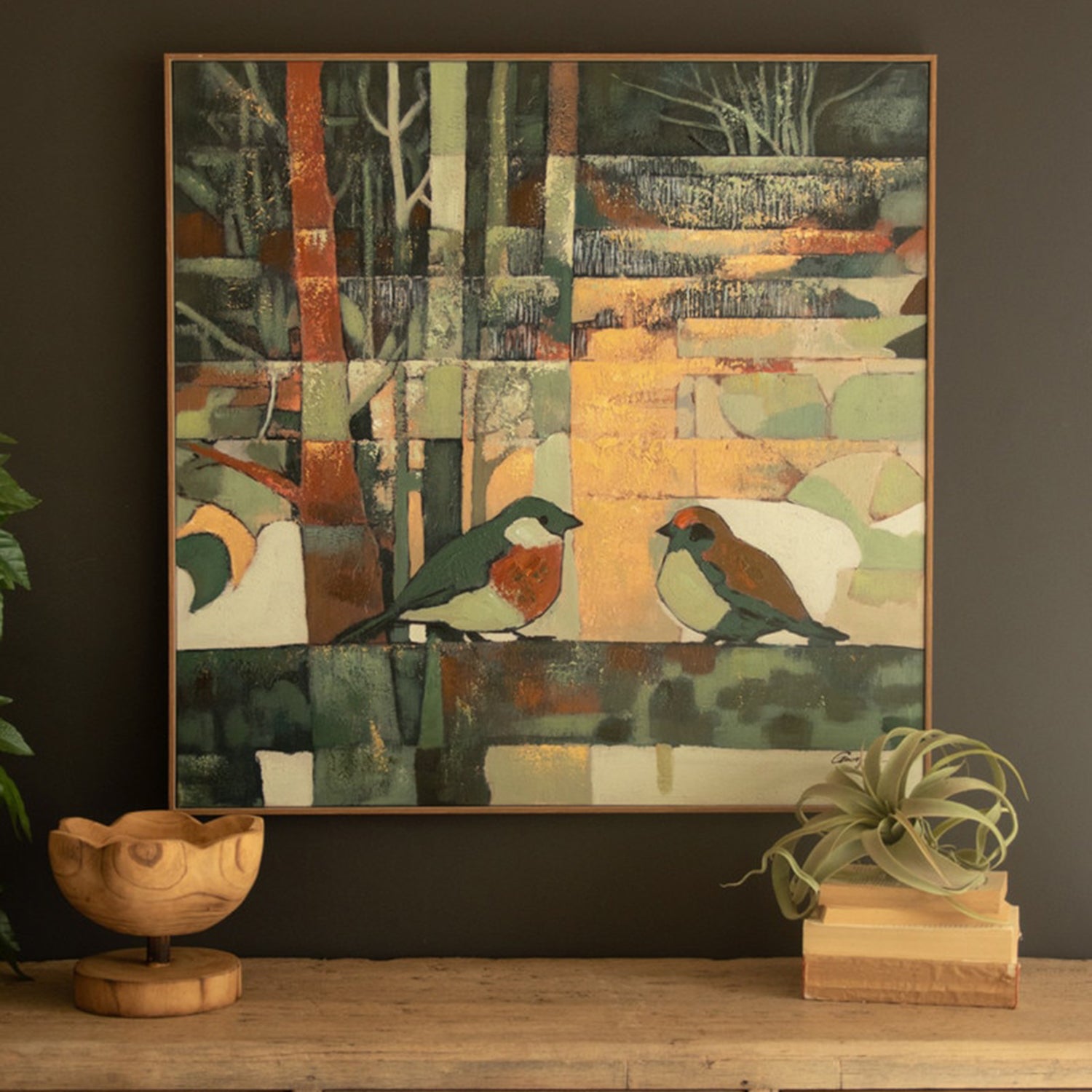 Two Bird Framed Painting