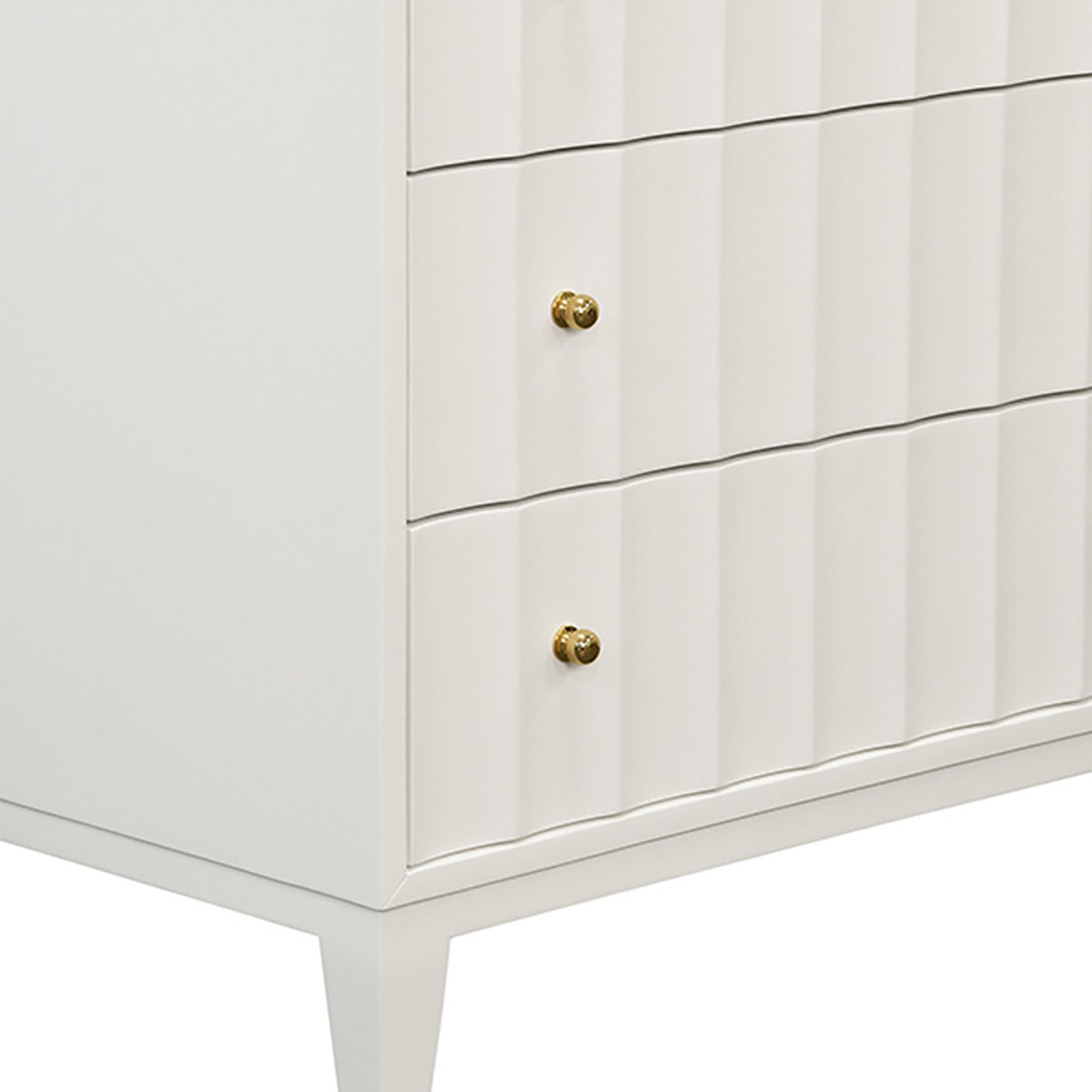 Worlds Away Carmack 3 Drawer Side Table