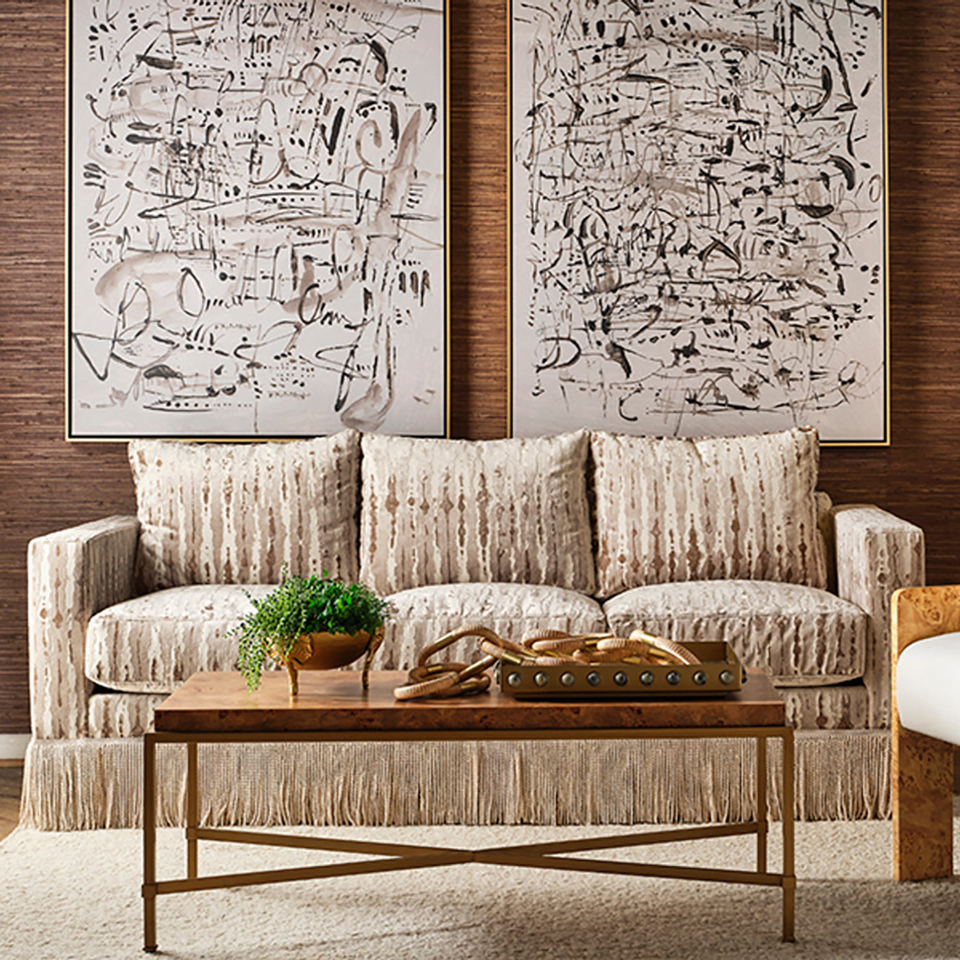 Worlds Away Hardwick Coffee Table