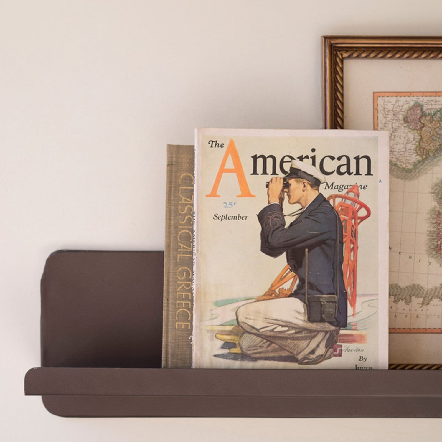 Antique Bronze Wall Shelf