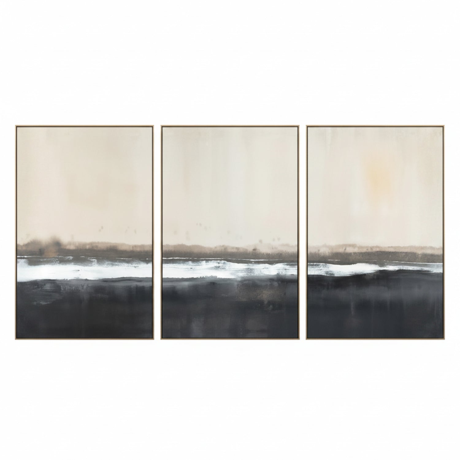 John Richard Carol Benson-Cobb the Crossing Triptych Framed Art Set of 3