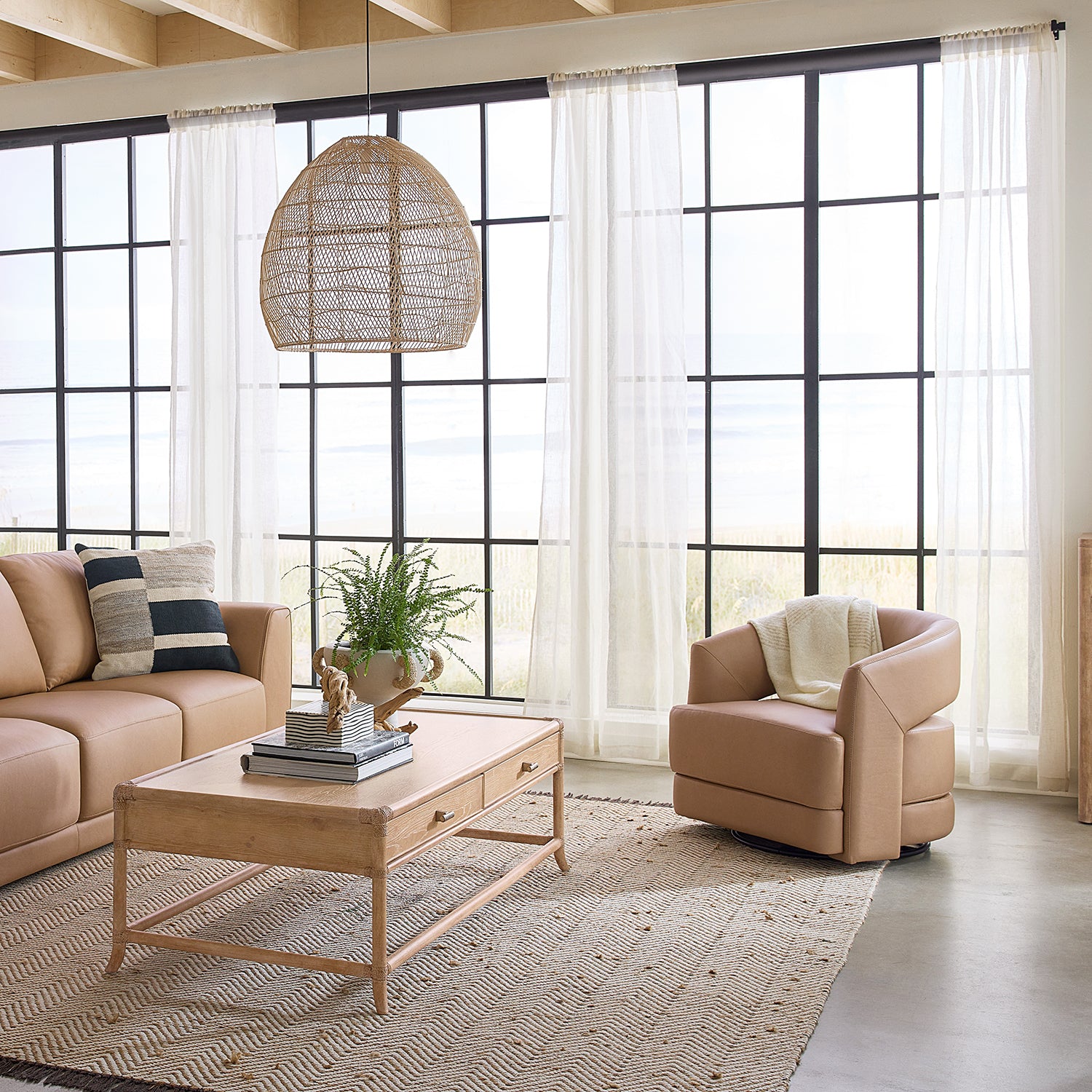 Hooker Furniture Keys Swivel Chair