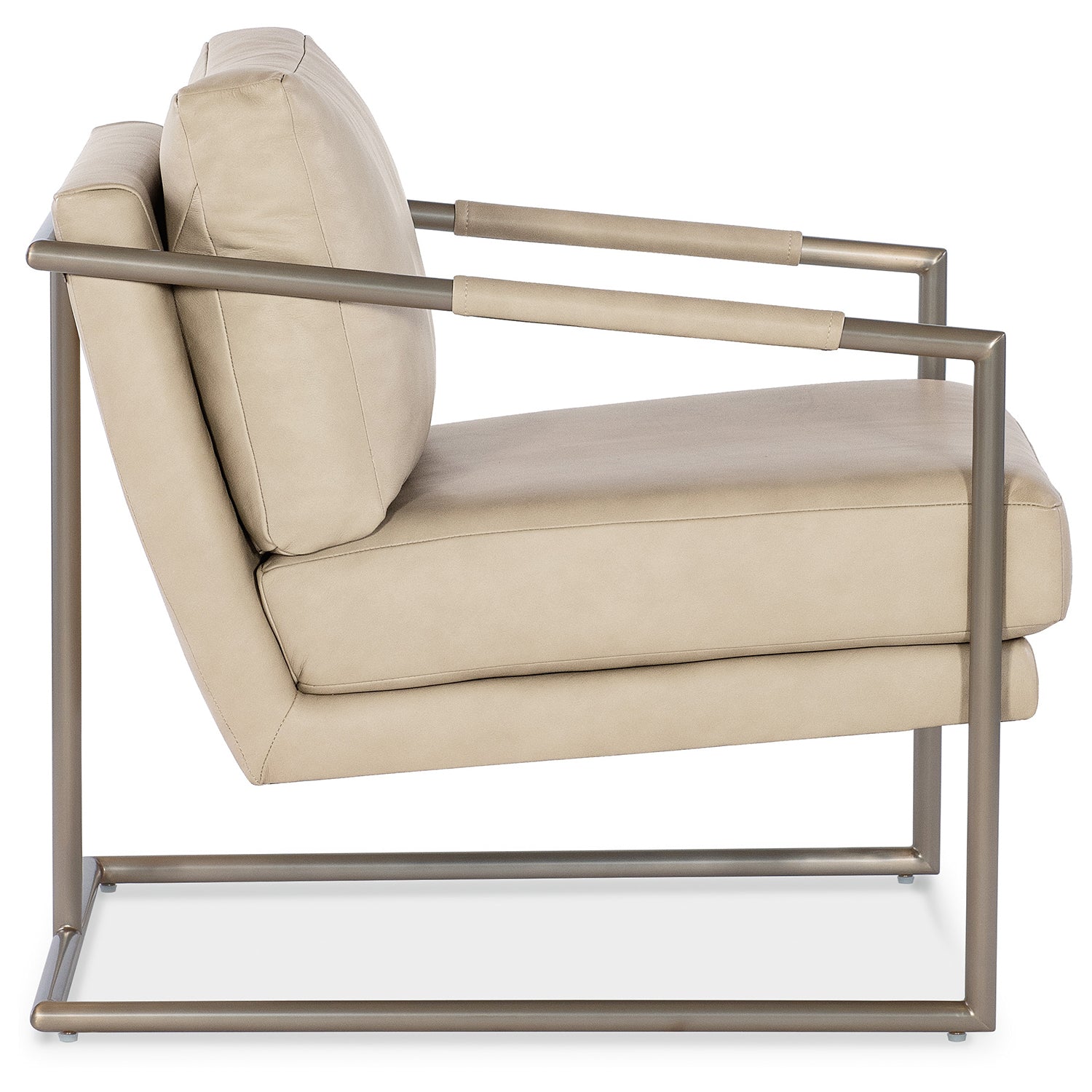 Hooker Furniture Moody Metal Leather Chair