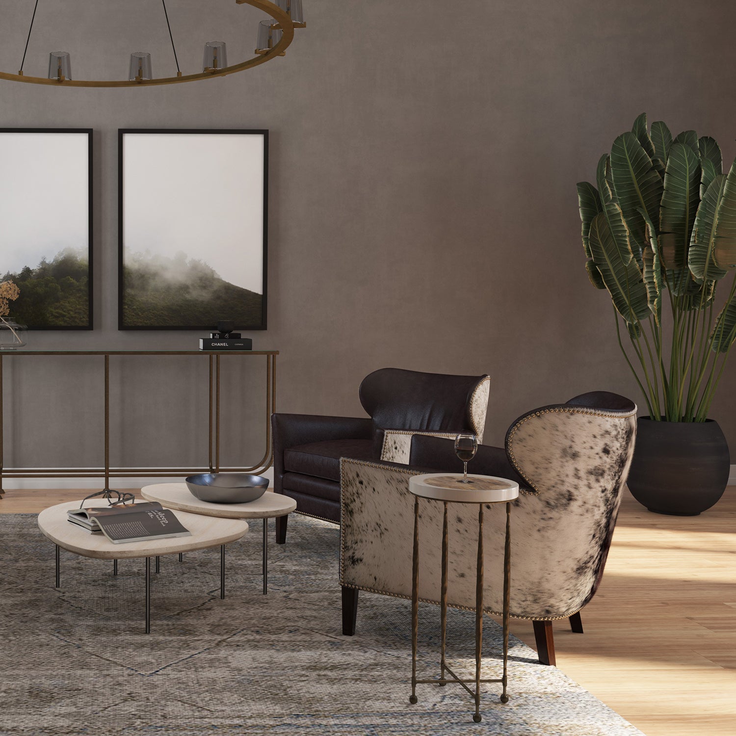 Hooker Furniture Kato Leather Club Chair