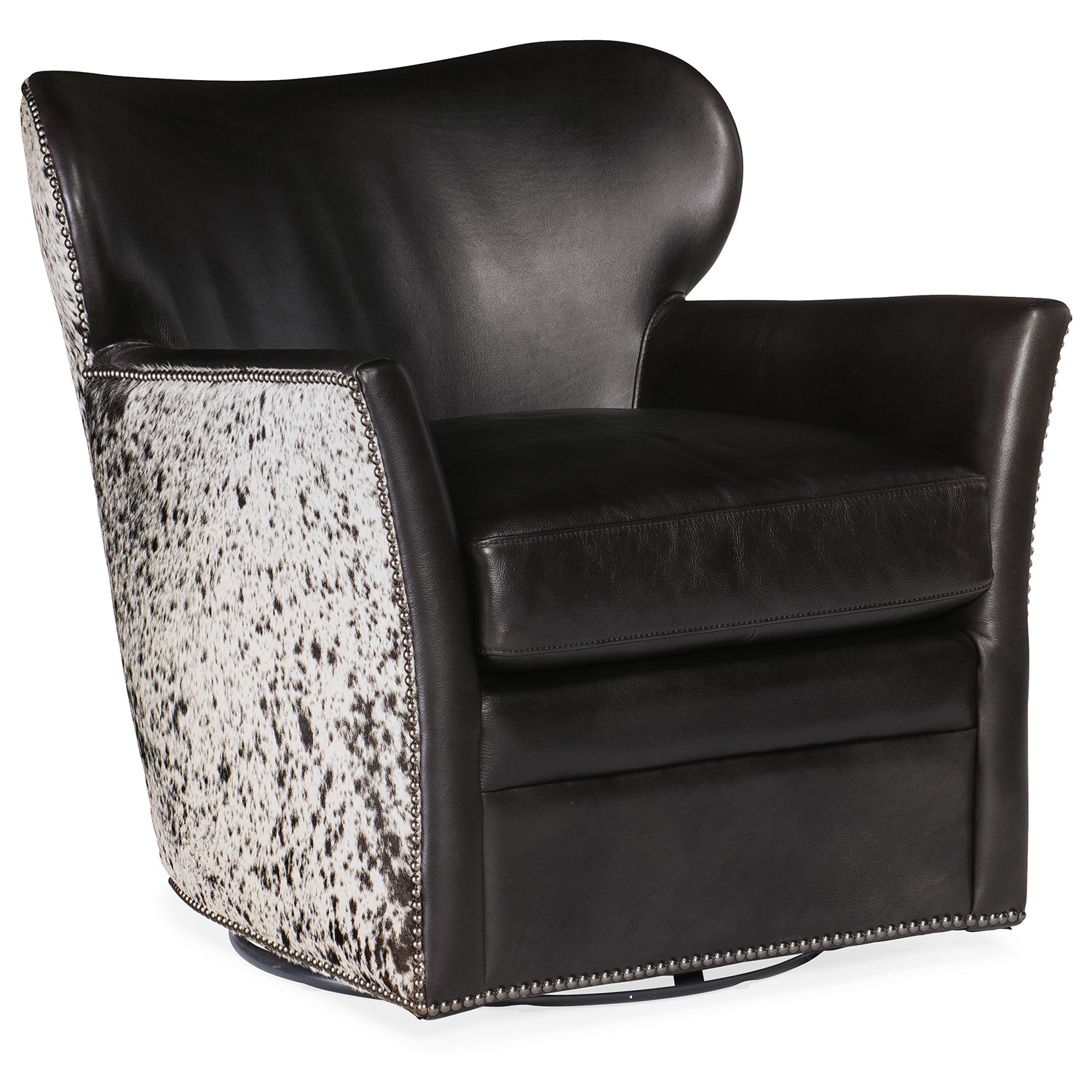 Hooker Furniture Kato Leather Swivel Chair