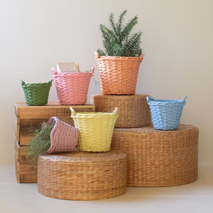 Cheerful Willow Basket Set of 6
