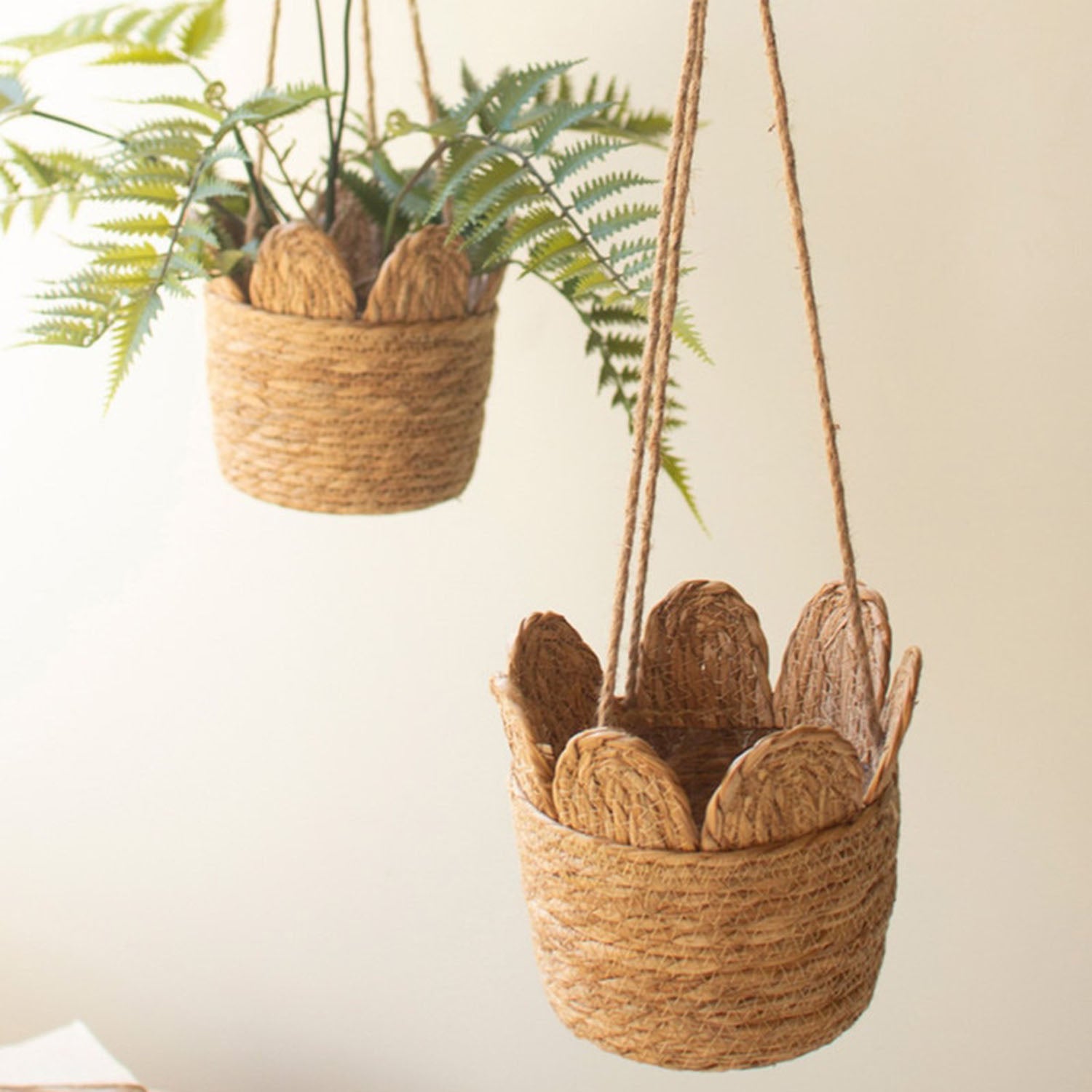 Seagrass Hanging Basket Set of 6
